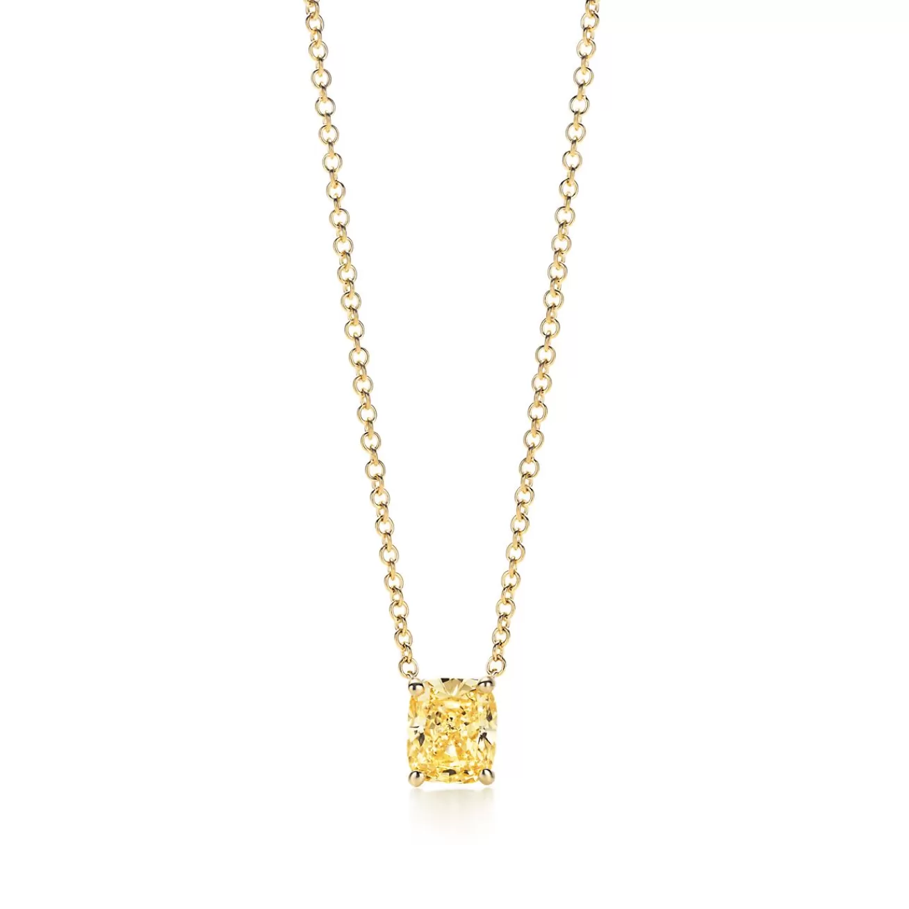 Tiffany & Co. Necklaces & Pendants | Cushion-cut Yellow Diamond Pendant