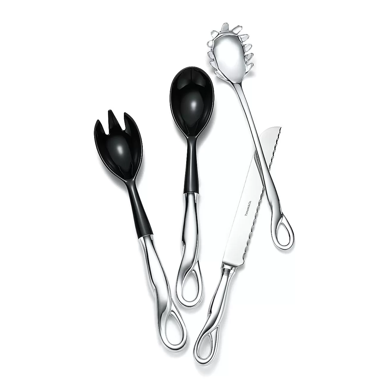 Tiffany & Co. Tableware | Flatware & Trays | Elsa Peretti® Padova™ Salad Serving Fork