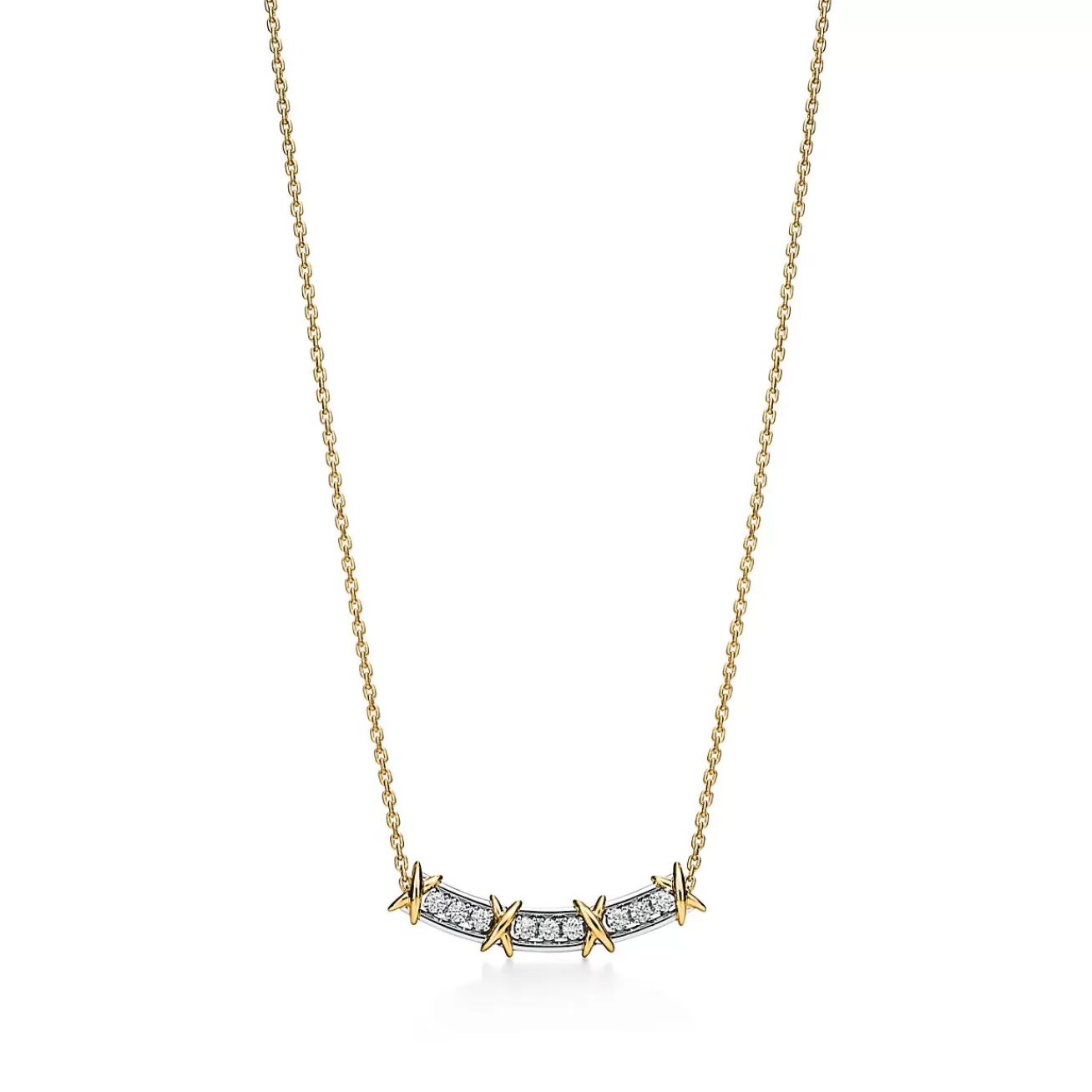 Tiffany & Co. Necklaces & Pendants | Jean Schlumberger by Tiffany Sixteen Stone Narrow Pendant