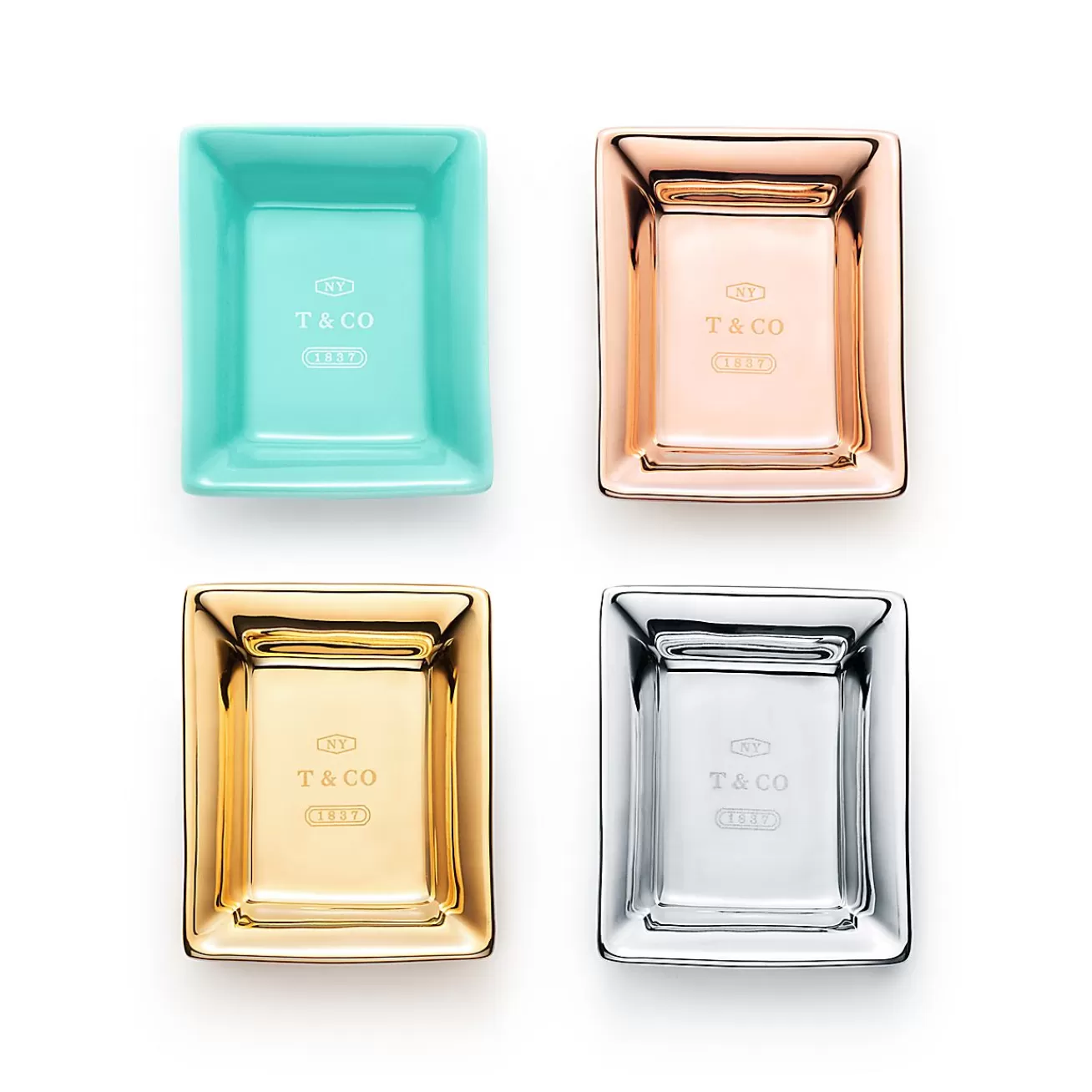 Tiffany & Co. Decor | Metallic Vide Poche Set