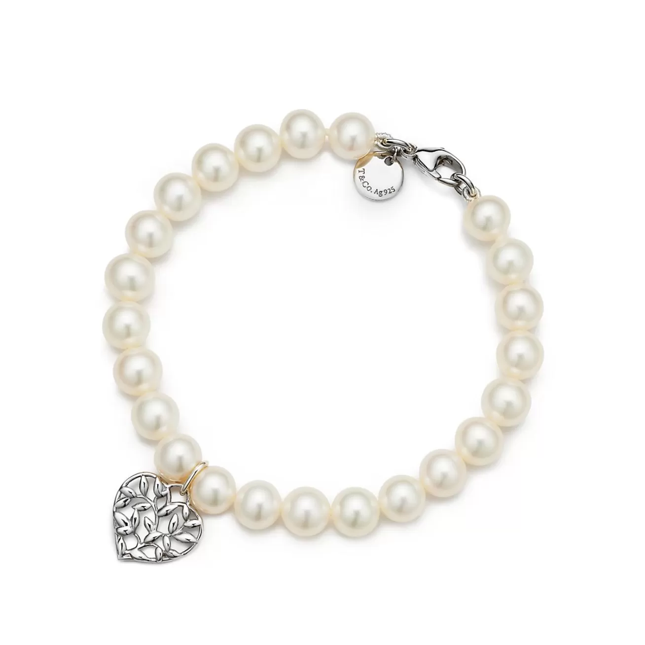 Tiffany & Co. Bracelets | Paloma Picasso® Olive Leaf Pearl Heart Bracelet