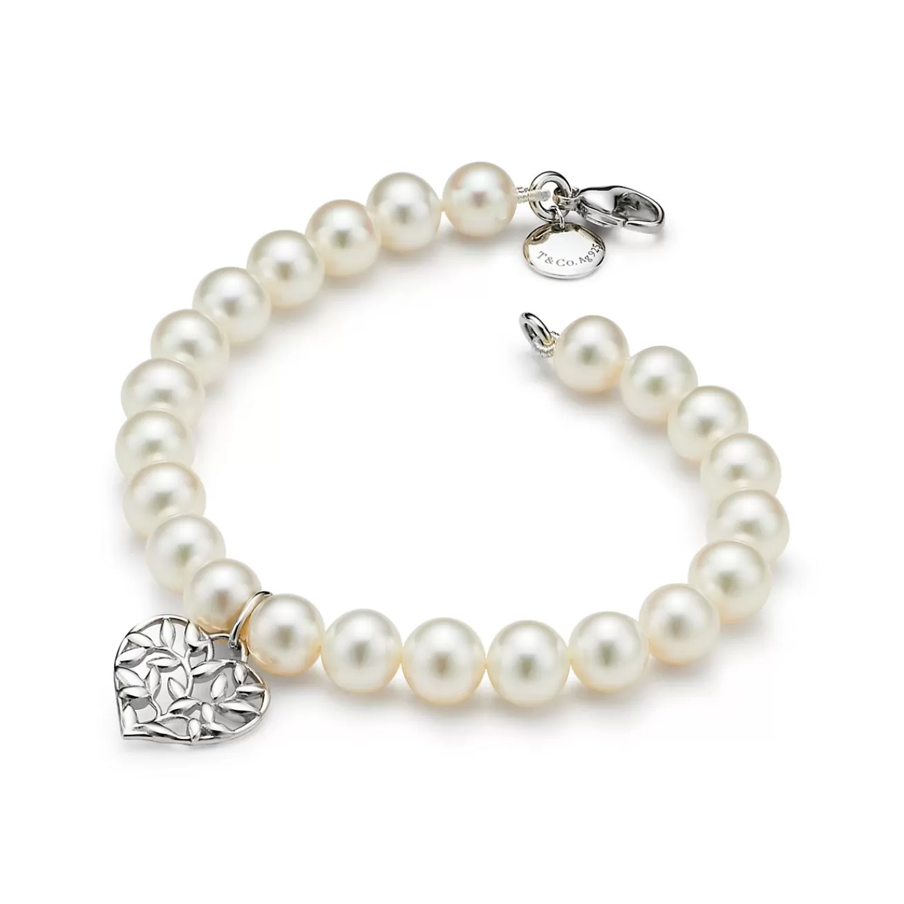 Tiffany & Co. Bracelets | Paloma Picasso® Olive Leaf Pearl Heart Bracelet