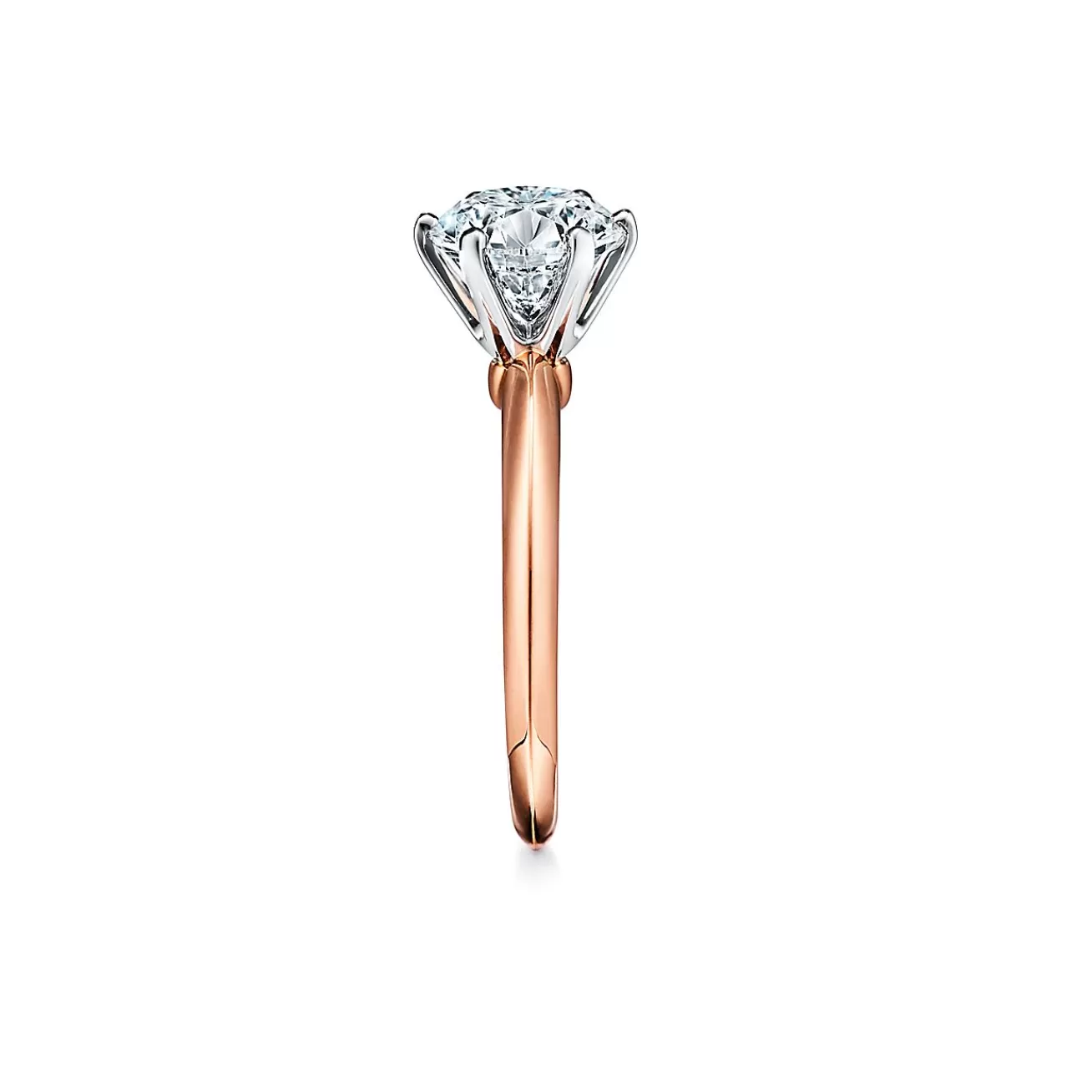 Tiffany & Co. Round | The Tiffany® Setting Engagement Ring in 18k Rose Gold