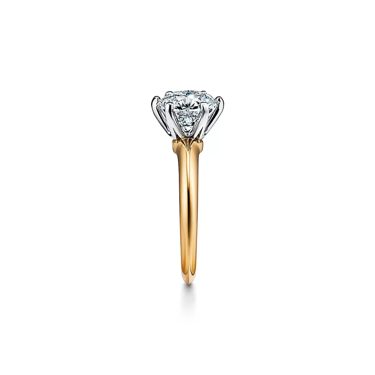 Tiffany & Co. Round | The Tiffany® Setting Engagement Ring in 18k Yellow Gold