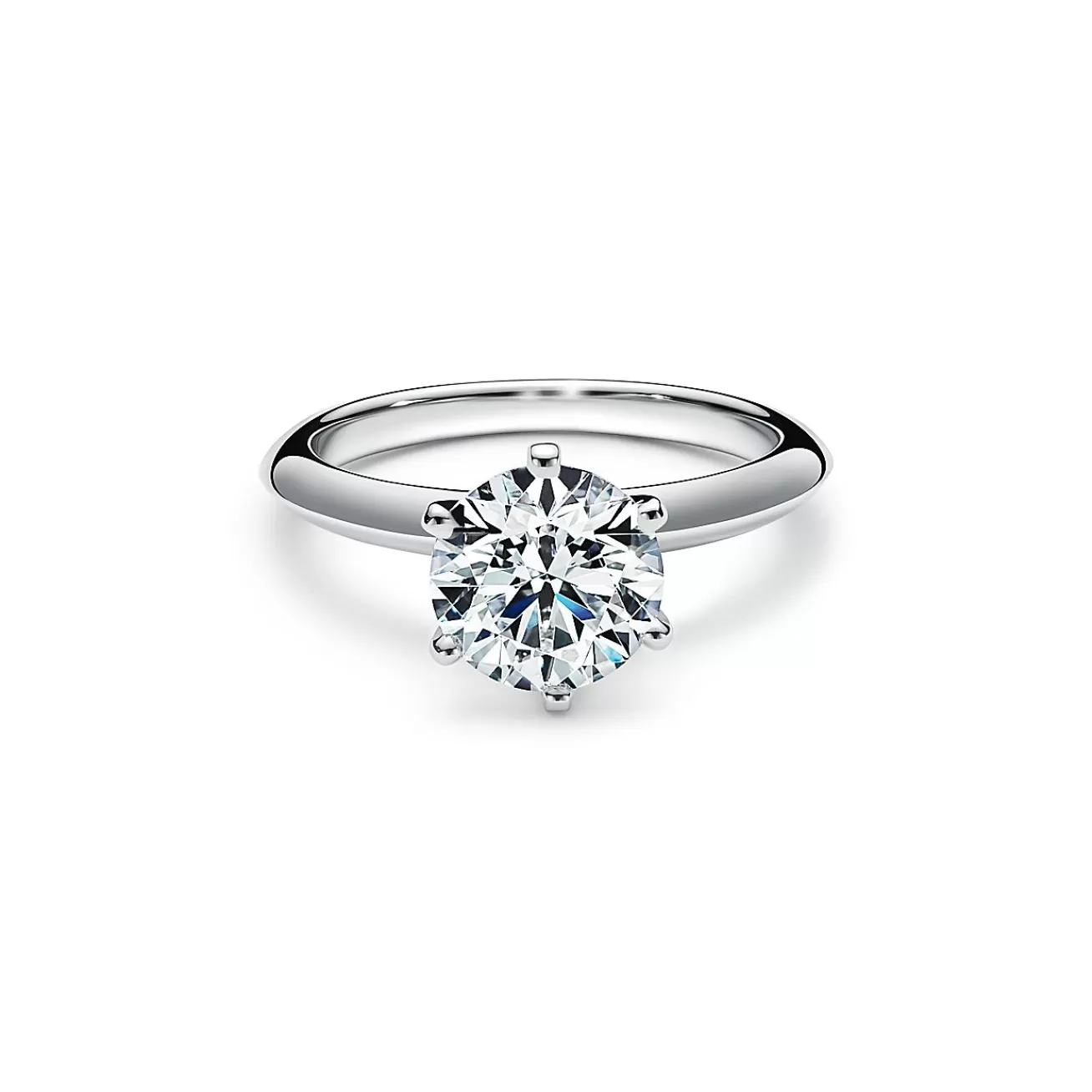 Tiffany & Co. Round | The Tiffany® Setting Engagement Ring in Platinum