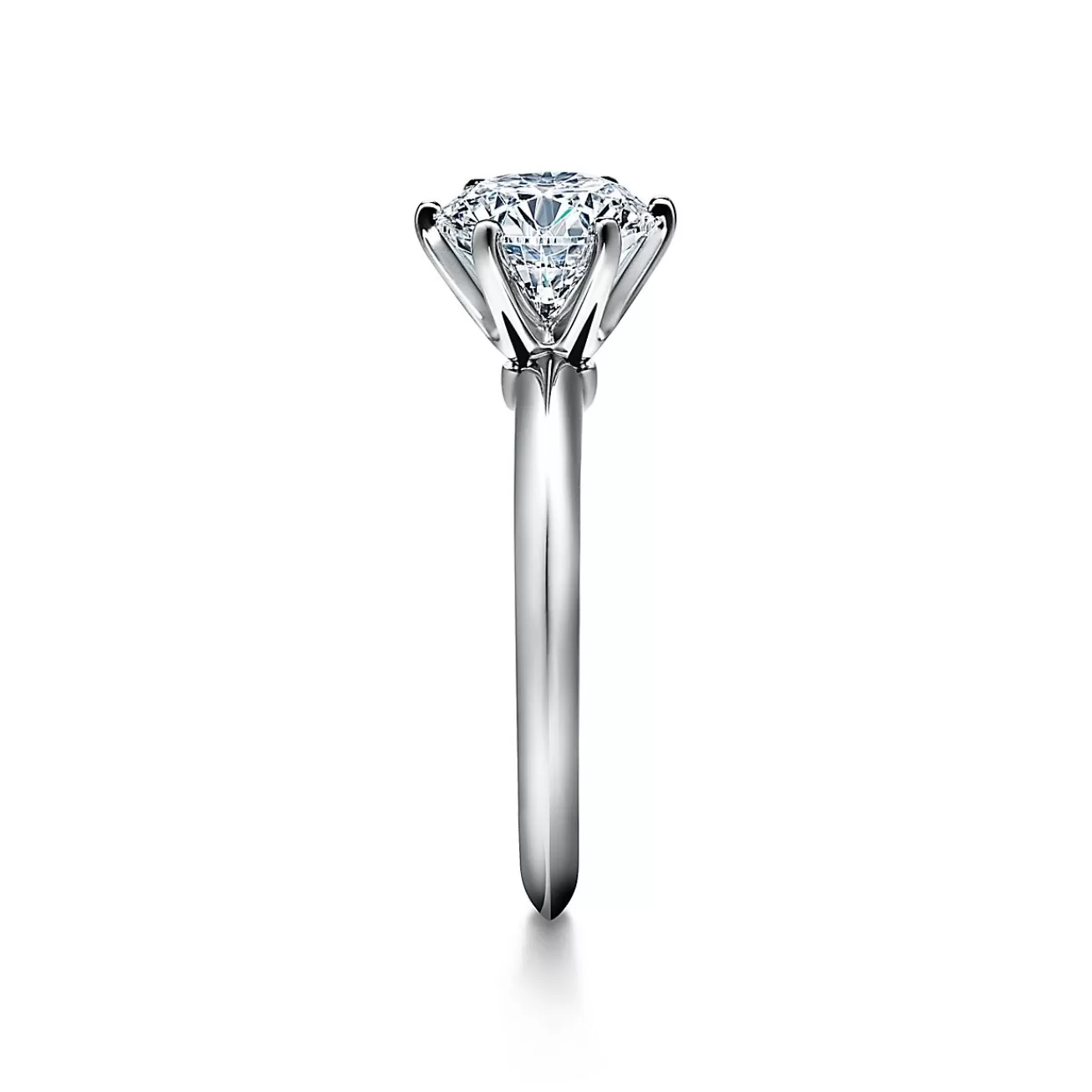 Tiffany & Co. Round | The Tiffany® Setting Engagement Ring in Platinum