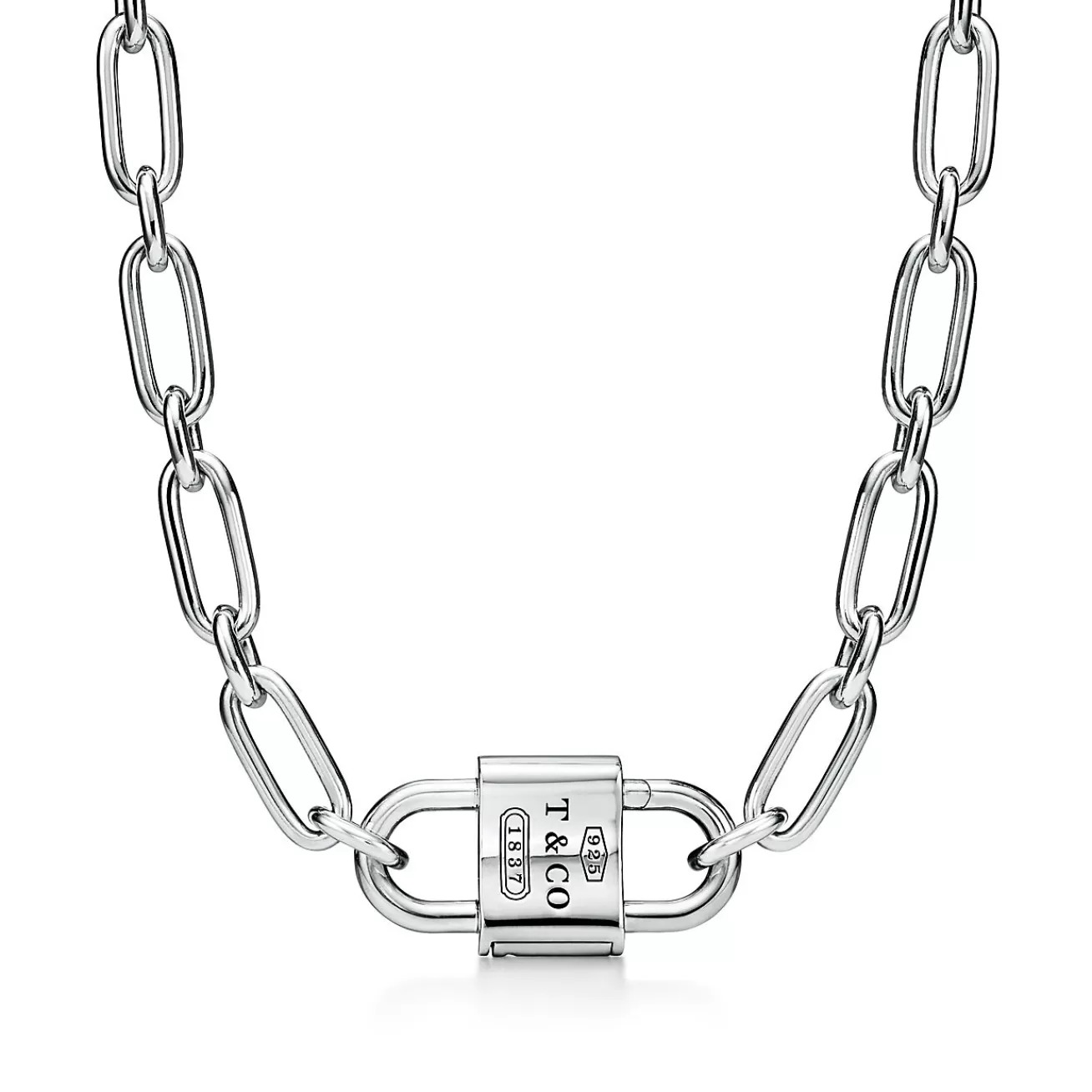 Tiffany & Co. Necklaces & Pendants | Men'S Jewelry | Tiffany 1837® Large Double Lock Necklace