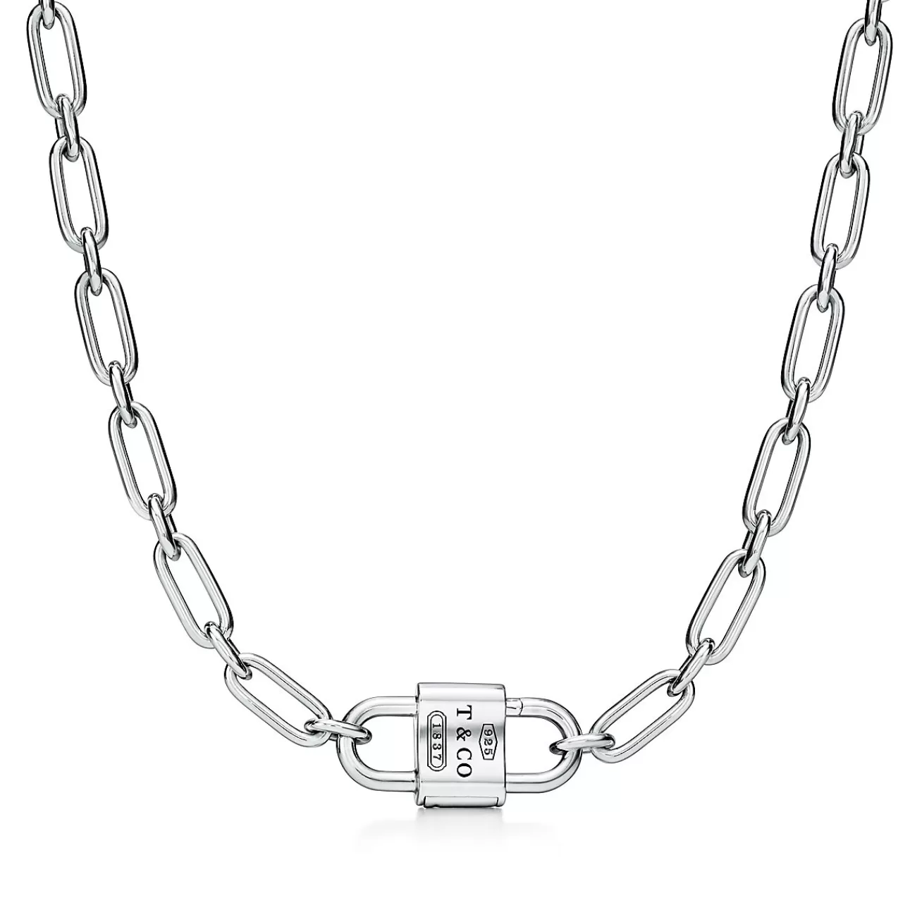 Tiffany & Co. Necklaces & Pendants | Men'S Jewelry | Tiffany 1837® Medium Double Lock Necklace