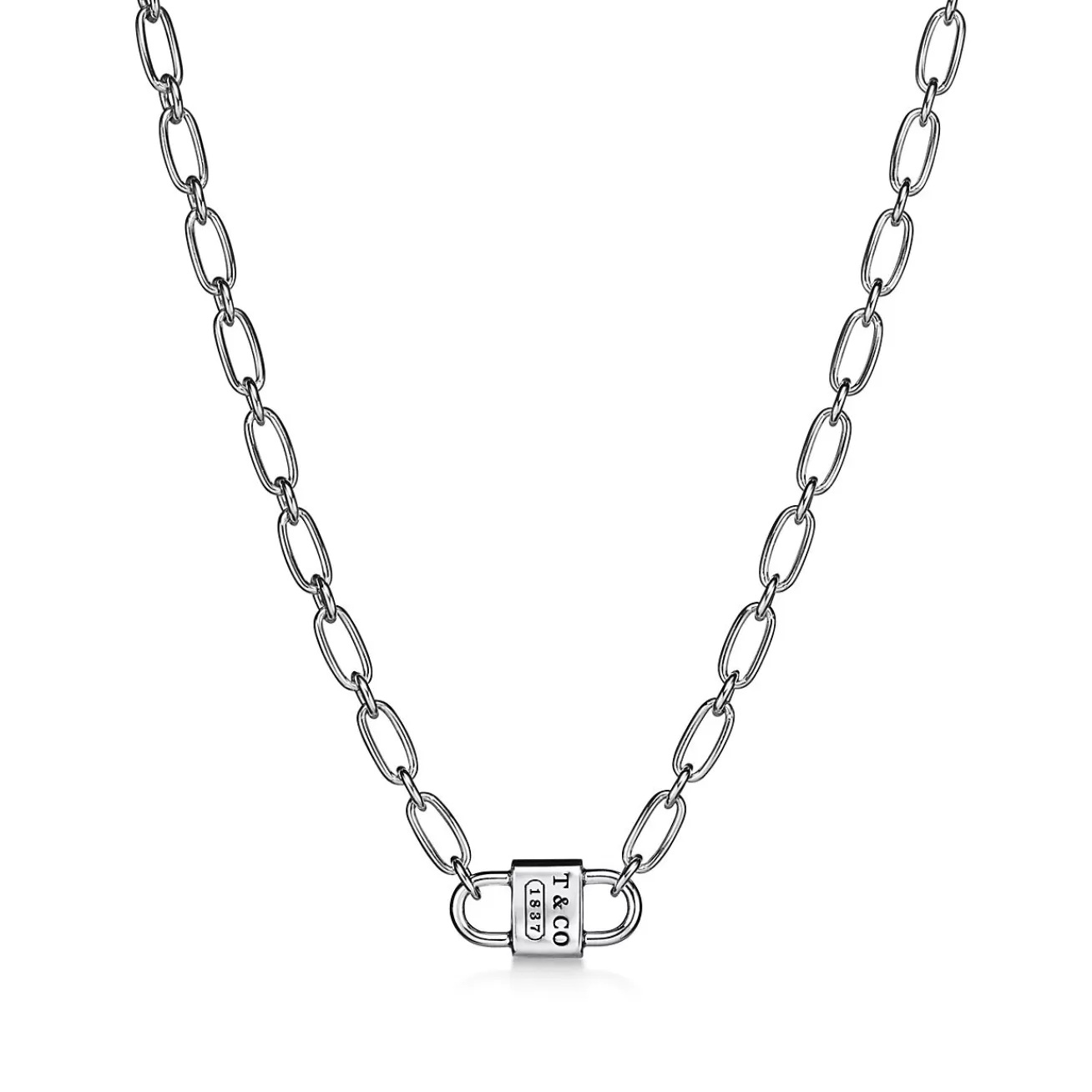 Tiffany & Co. Necklaces & Pendants | Men'S Jewelry | Tiffany 1837® Small Double Lock Necklace