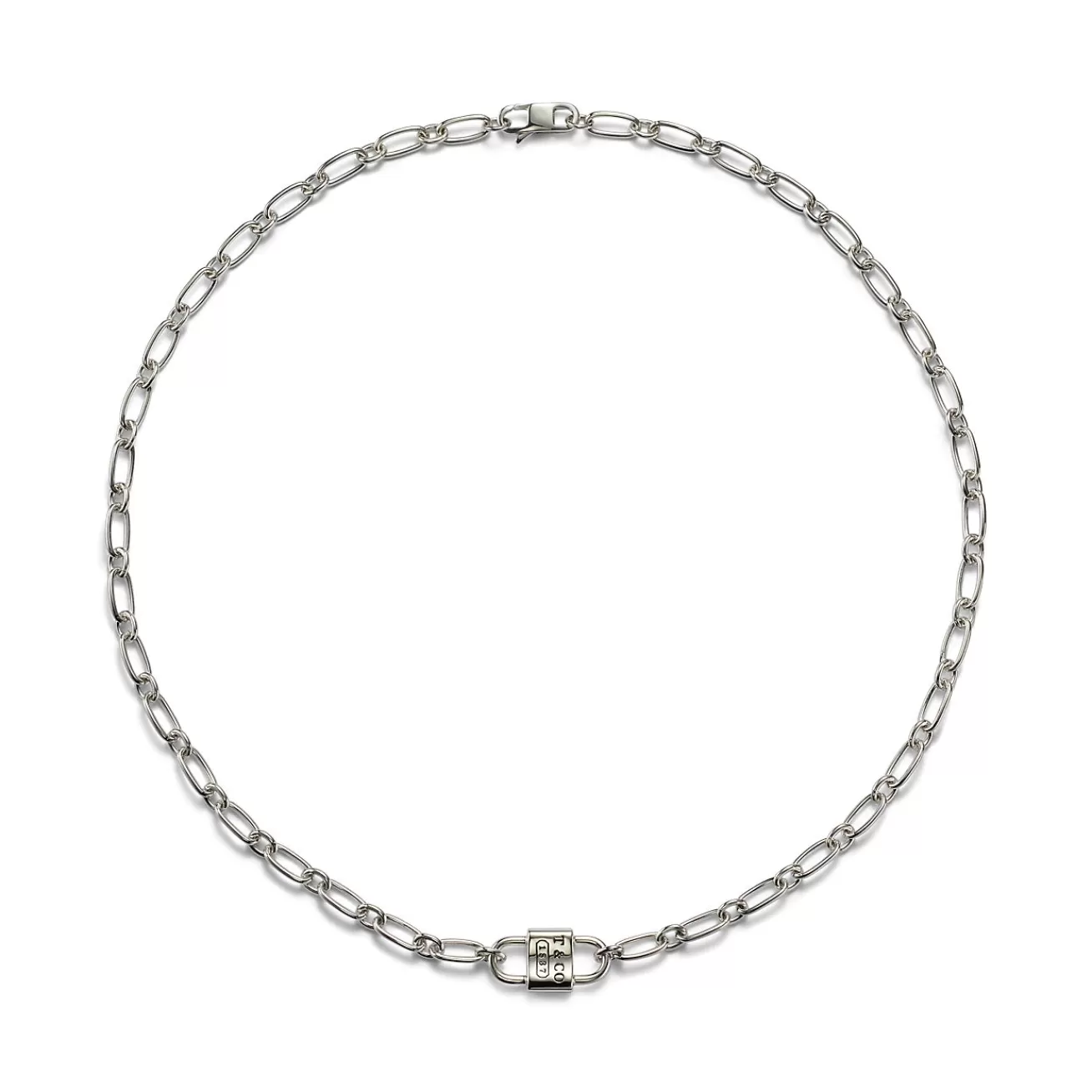 Tiffany & Co. Necklaces & Pendants | Men'S Jewelry | Tiffany 1837® Small Double Lock Necklace