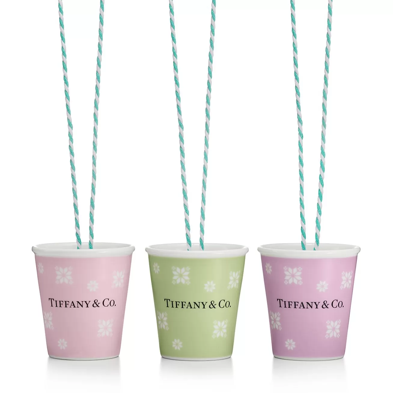 Tiffany & Co. Decor | Tiffany Cups Paper Cup Snowflake Ornaments