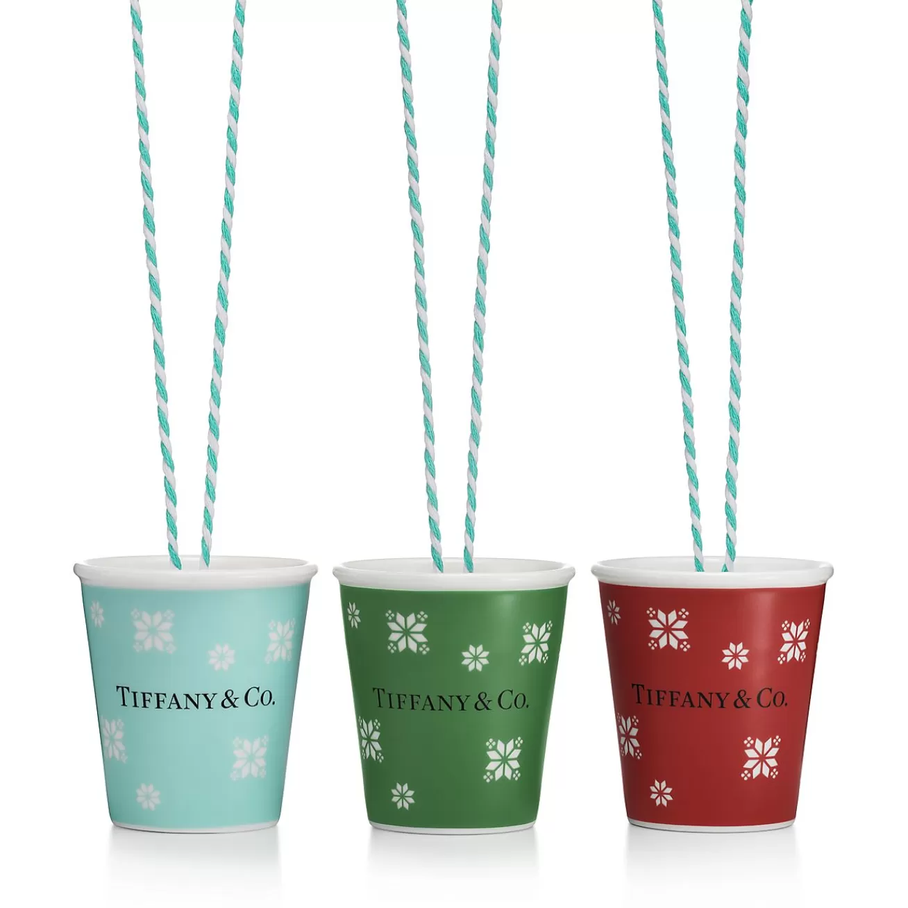 Tiffany & Co. Decor | Tiffany Cups Paper Cup Snowflake Ornaments