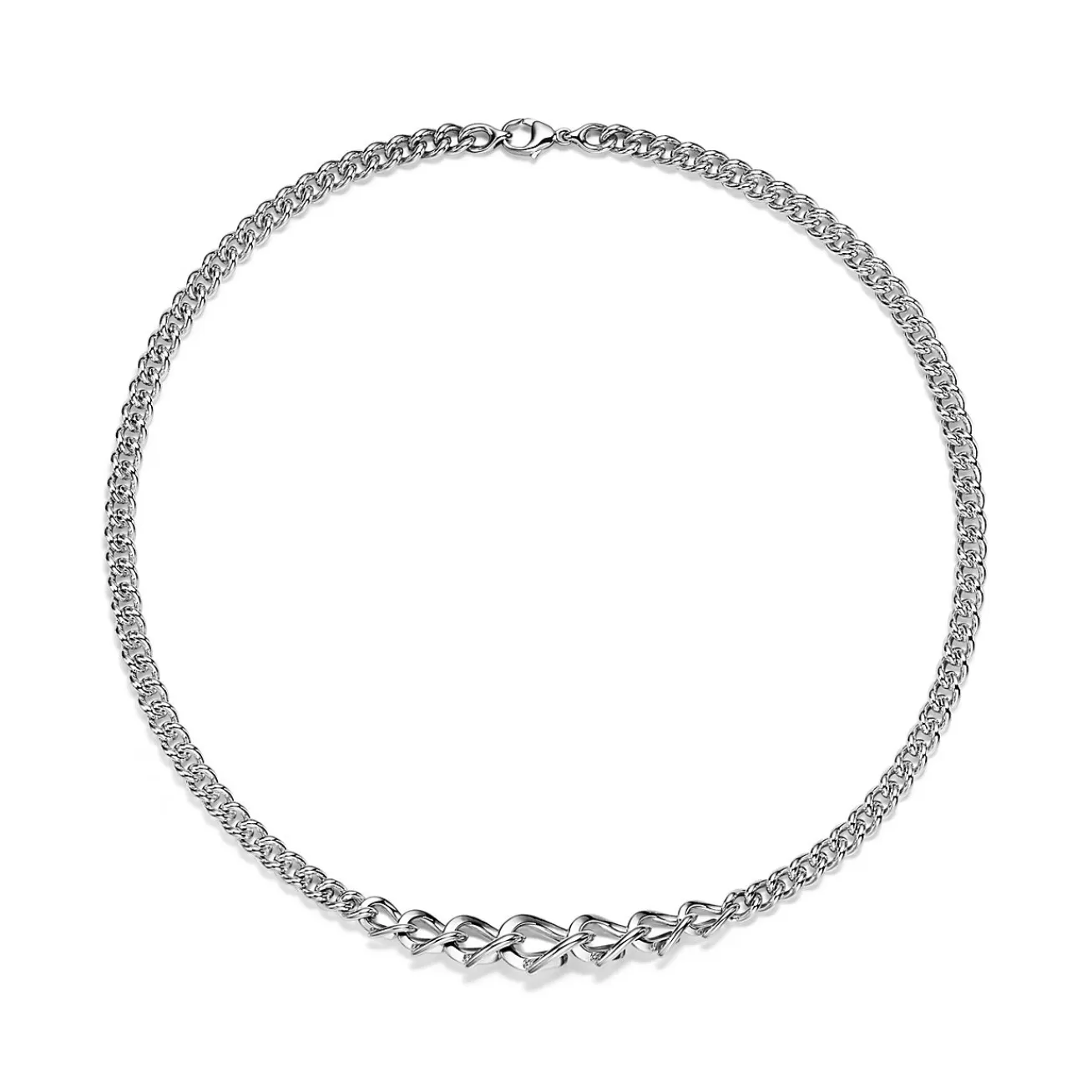 Tiffany & Co. Necklaces & Pendants | Men'S Jewelry | Tiffany Forge Graduated Link Necklace