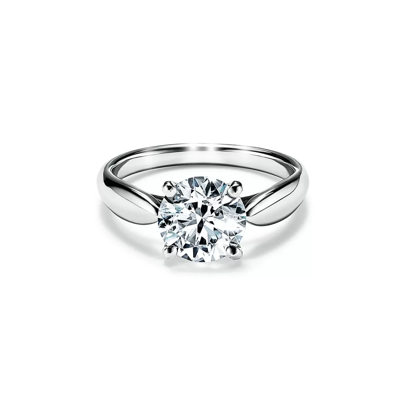 Tiffany & Co. Round | Tiffany Harmony® Round Brilliant Engagement Ring in Platinum