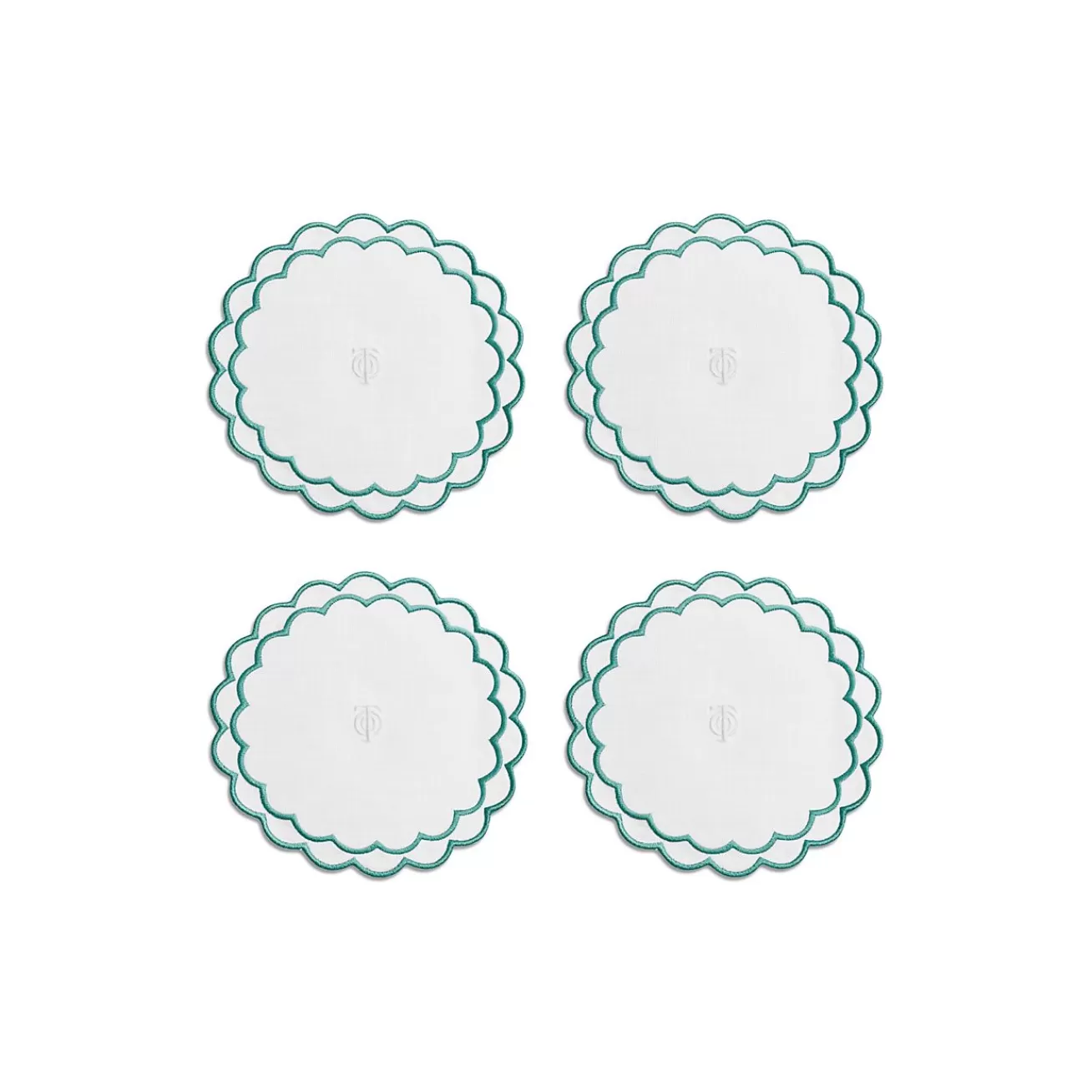 Tiffany & Co. Table Linens | Decor | Tiffany Home Essentials Scalloped Coasters