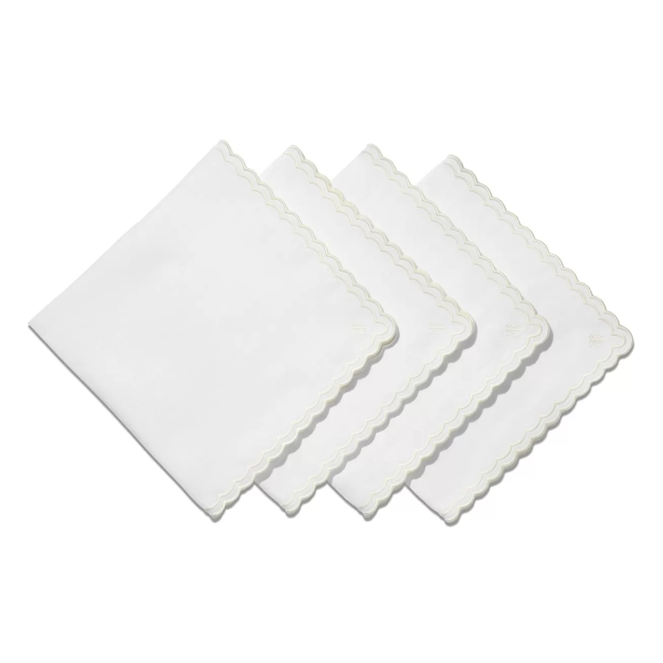 Tiffany & Co. Table Linens | Decor | Tiffany Home Essentials Scalloped Napkins