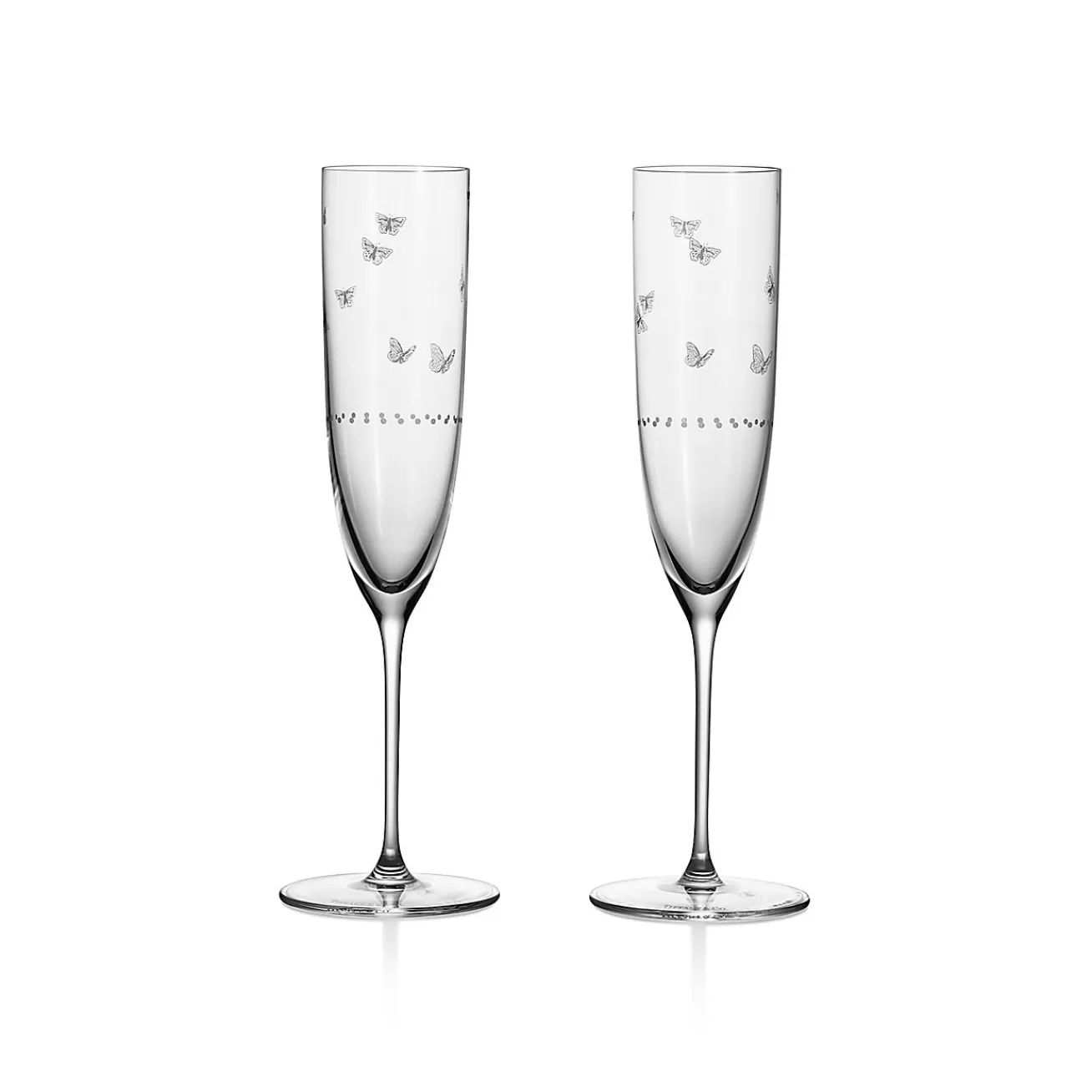 Tiffany & Co. Glassware & Barware | Tiffany Jardin Champagne Glasses