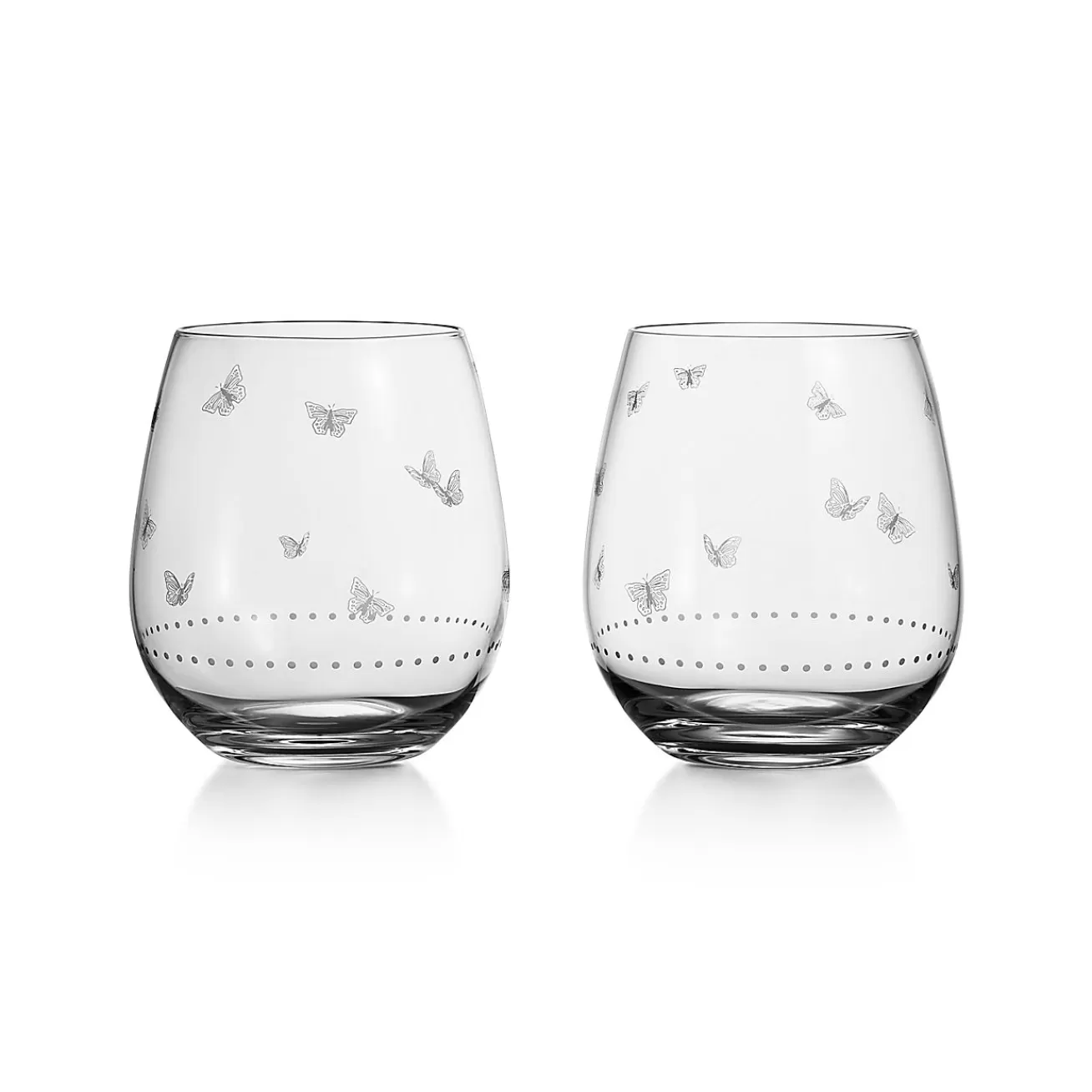 Tiffany & Co. Glassware & Barware | Tiffany Jardin Stemless Red Wine Glasses