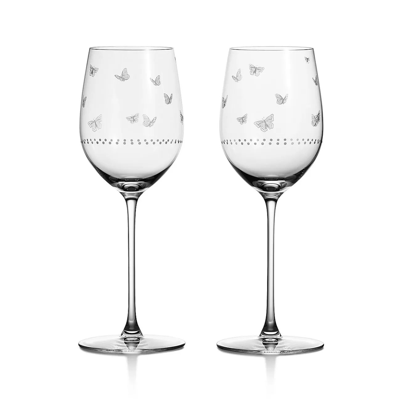 Tiffany & Co. Glassware & Barware | Tiffany Jardin White Wine Glasses