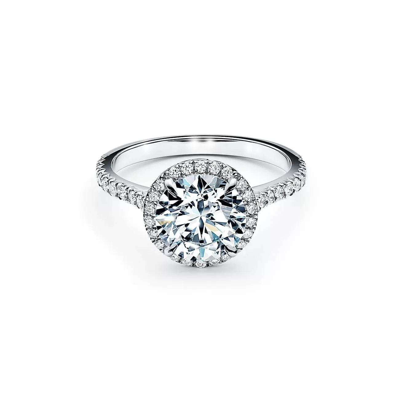 Tiffany & Co. Round | Tiffany Soleste® Round Brilliant Engagement Ring in Platinum