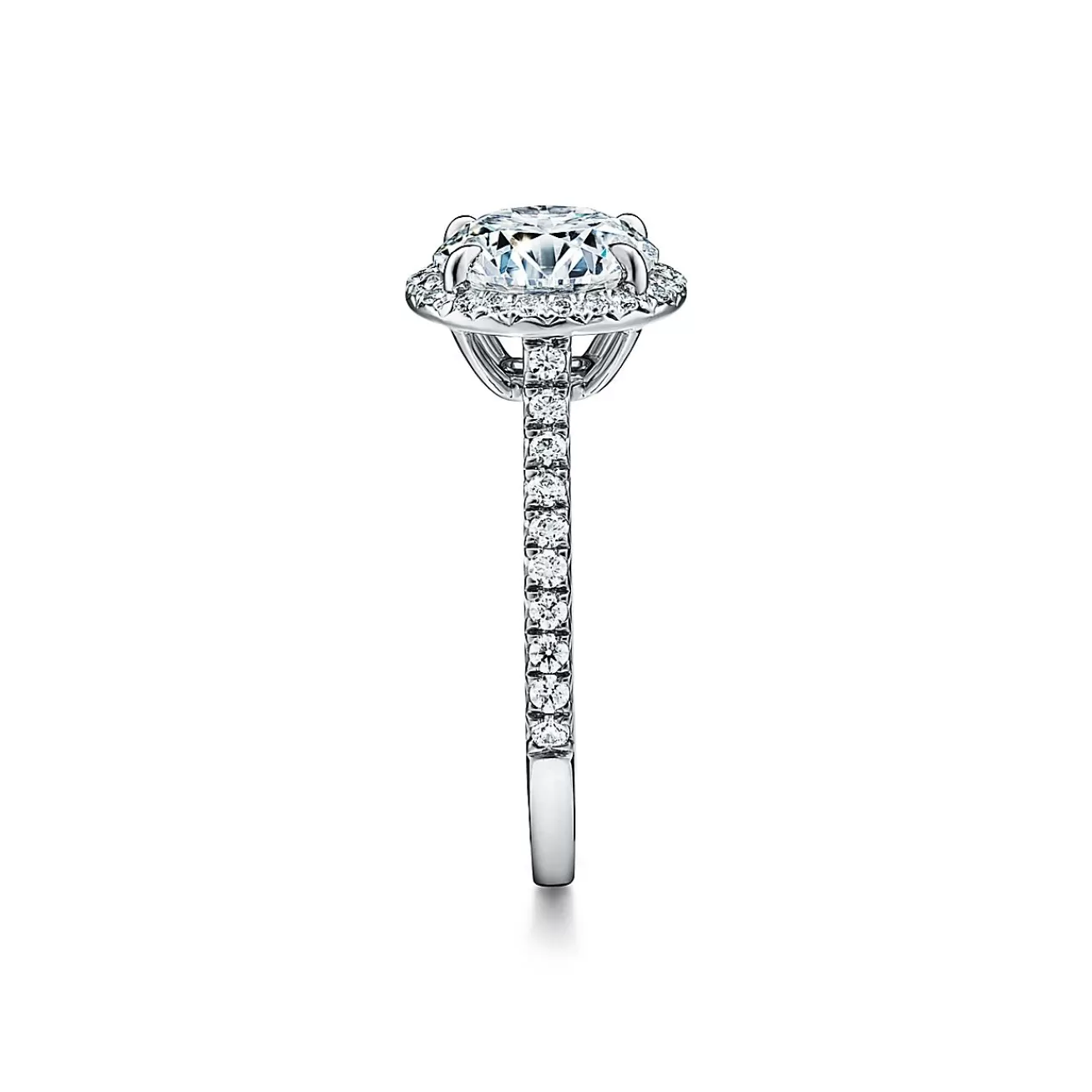 Tiffany & Co. Round | Tiffany Soleste® Round Brilliant Engagement Ring in Platinum