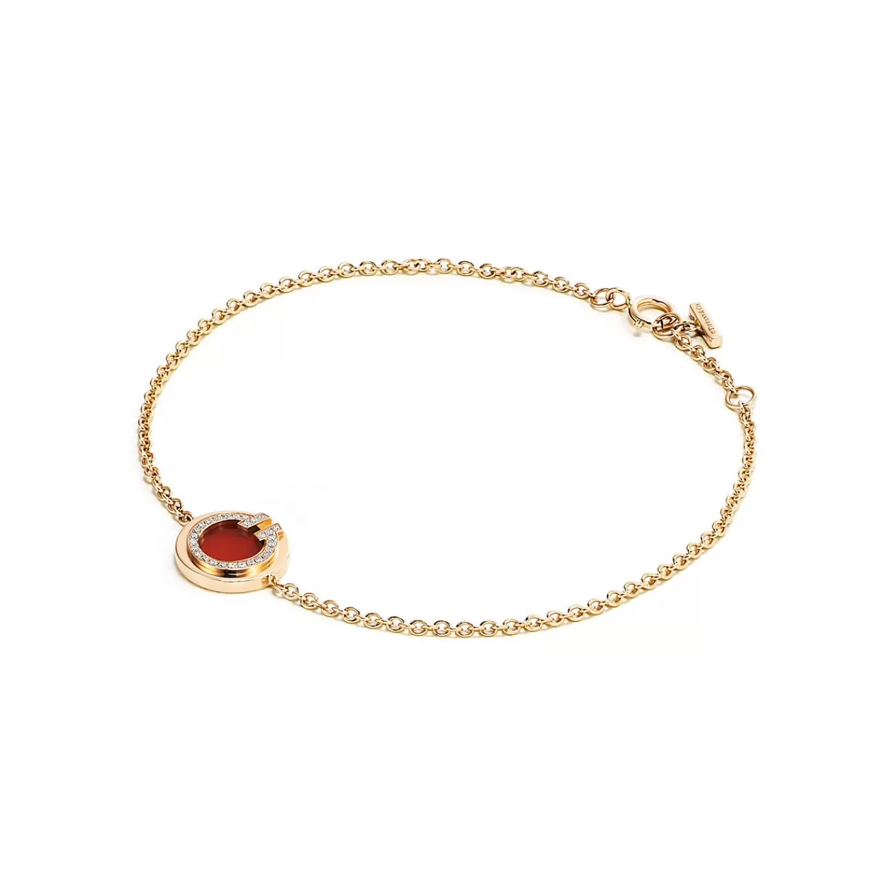 Tiffany & Co. Bracelets | Tiffany T Diamond and Carnelian Circle Bracelet