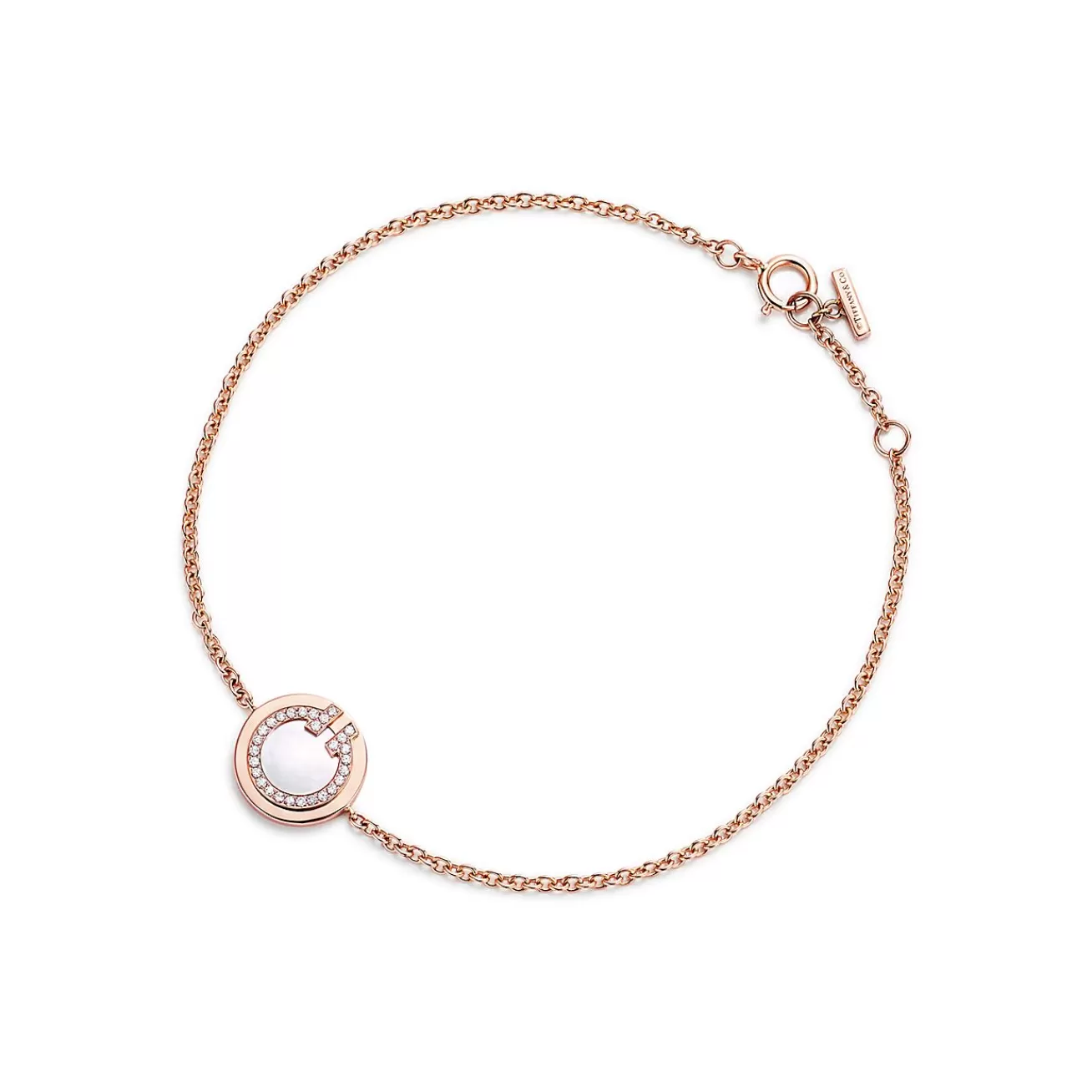 Tiffany & Co. Bracelets | Tiffany T Diamond and Mother-of-pearl Circle Bracelet