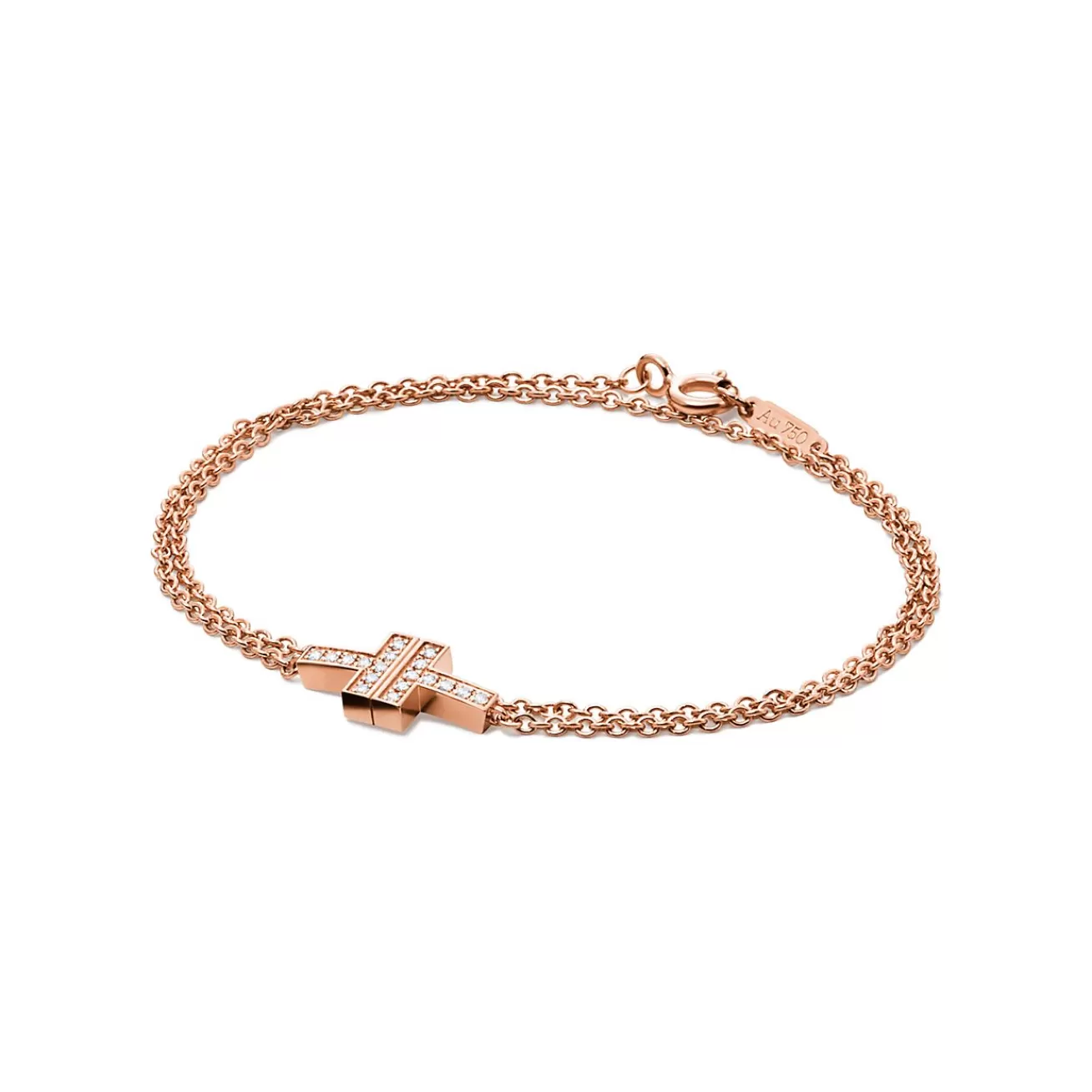 Tiffany & Co. Bracelets | Tiffany T Diamond Double Chain Bracelet