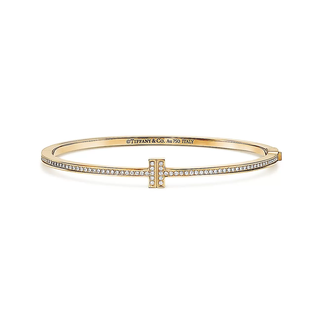 Tiffany & Co. Bracelets | Tiffany T Diamond Hinged Wire Bangle