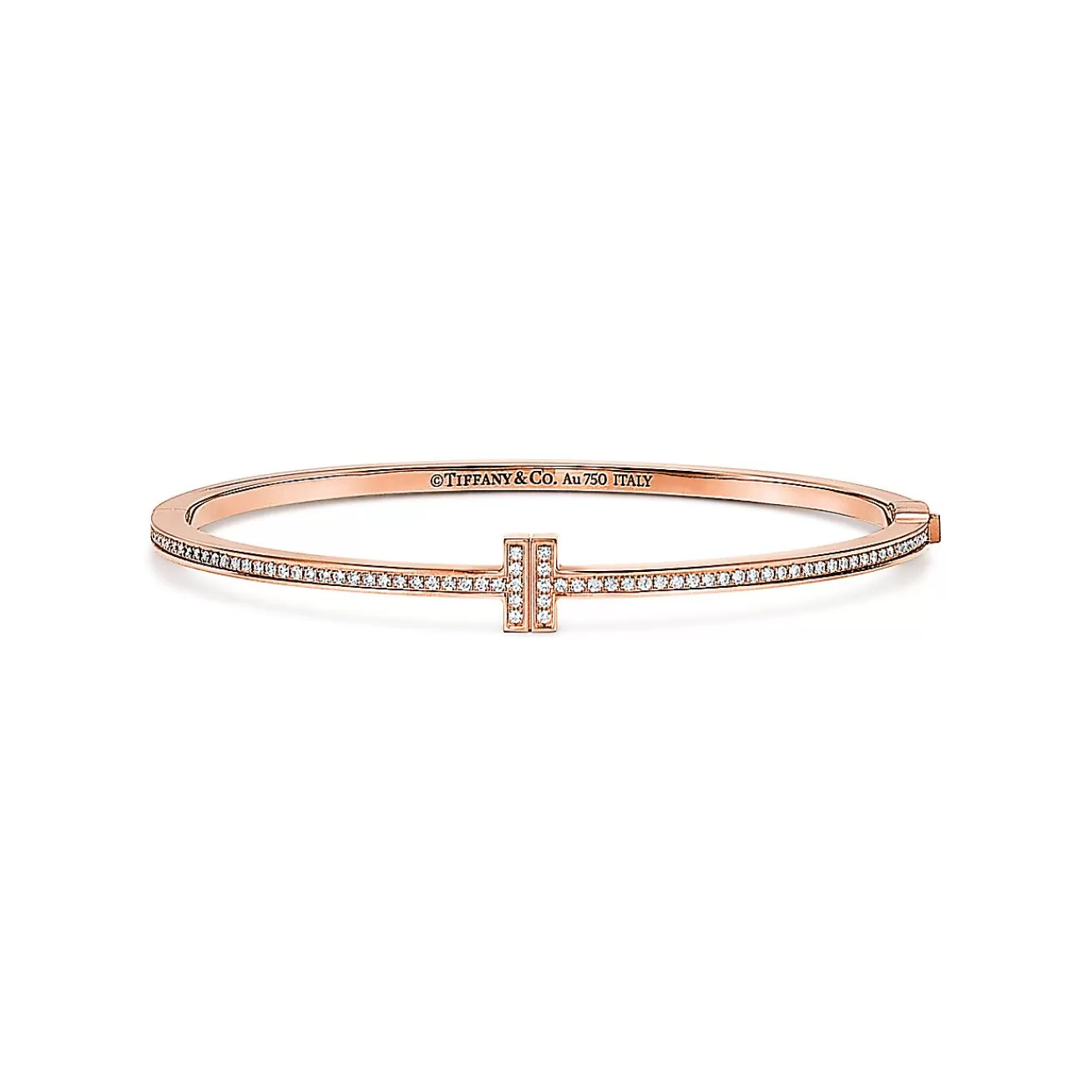 Tiffany & Co. Bracelets | Tiffany T Diamond Hinged Wire Bangle