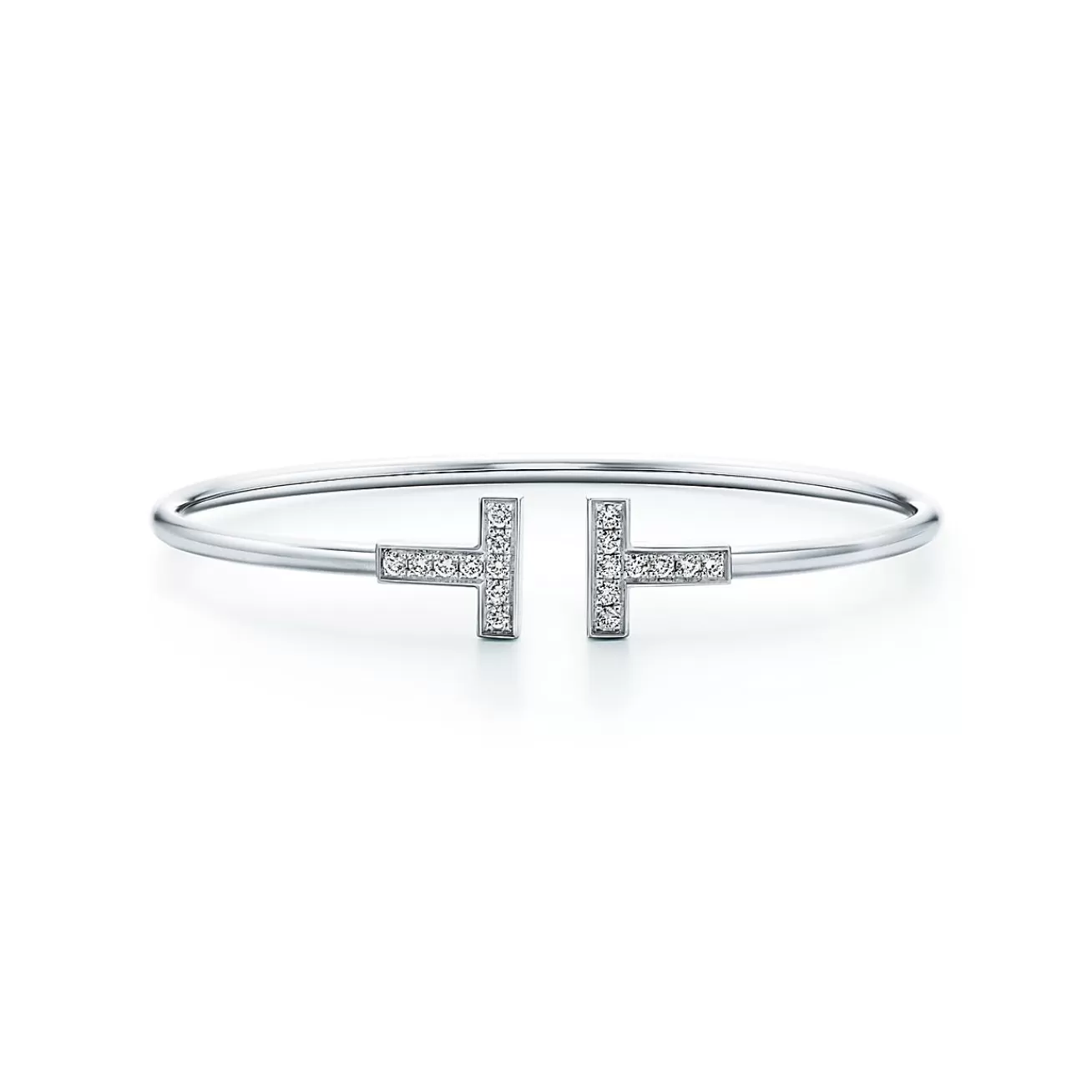 Tiffany & Co. Bracelets | Men'S Jewelry | Tiffany T Diamond Wire Bracelet