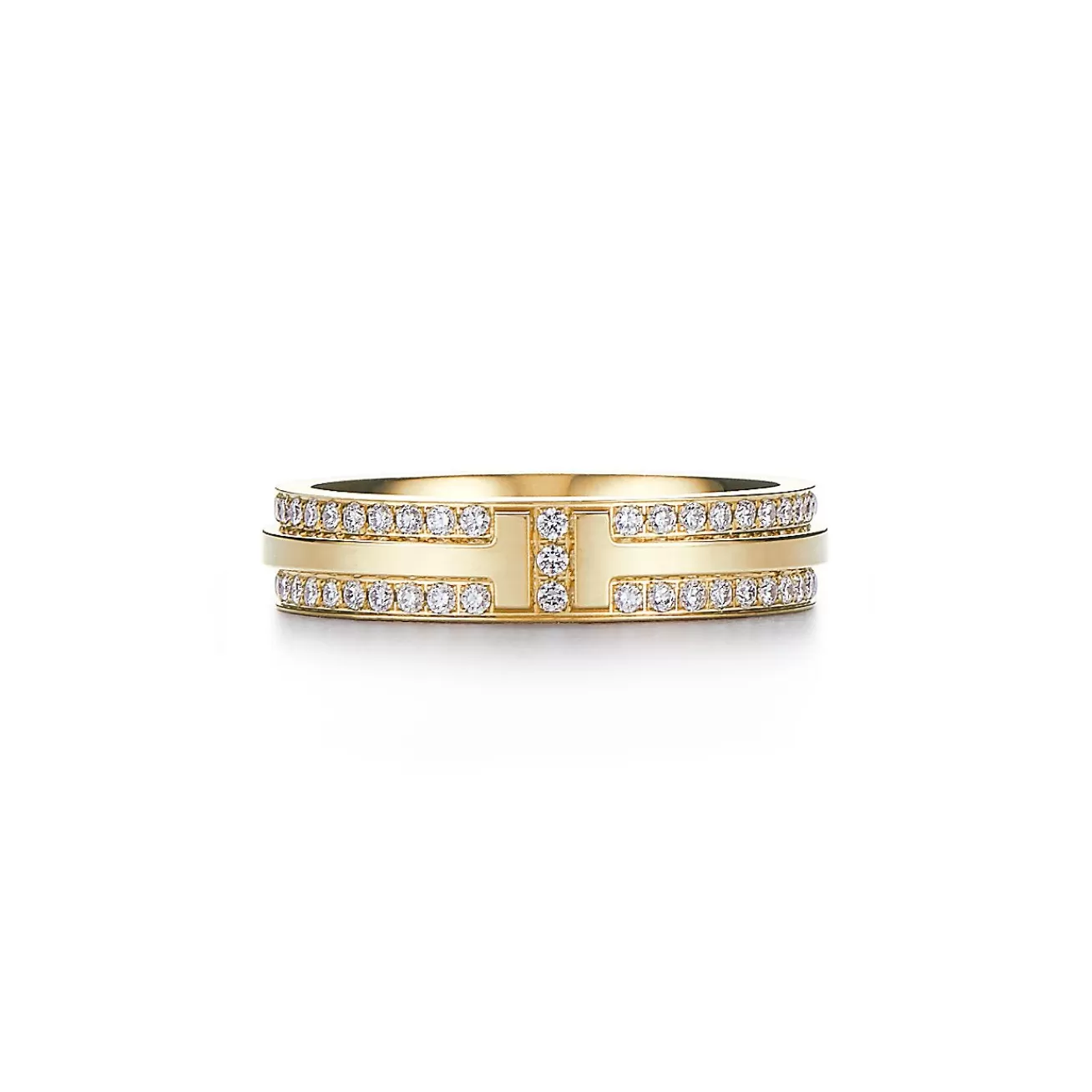 Tiffany & Co. Rings | Men'S Jewelry | Tiffany T Narrow Pavé Diamond Ring