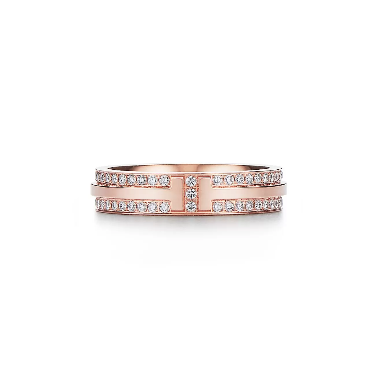 Tiffany & Co. Rings | Men'S Jewelry | Tiffany T Narrow Pavé Diamond Ring