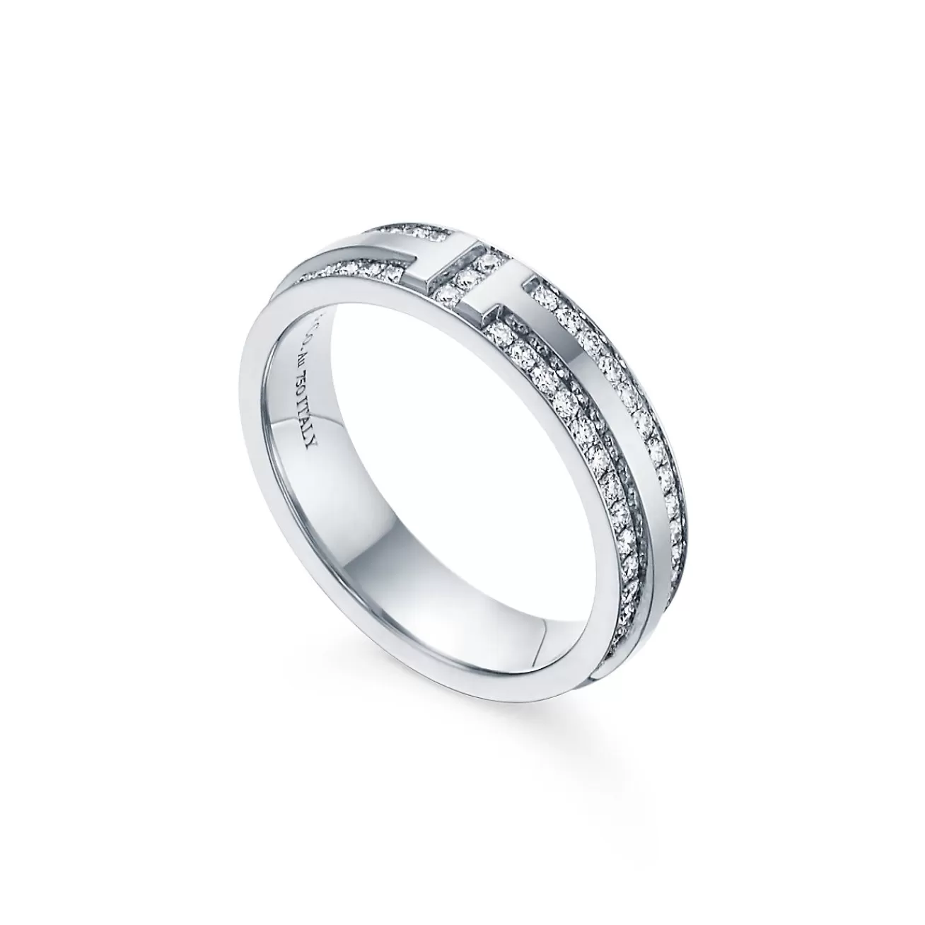 Tiffany & Co. Rings | Men'S Jewelry | Tiffany T Narrow Pavé Diamond Ring