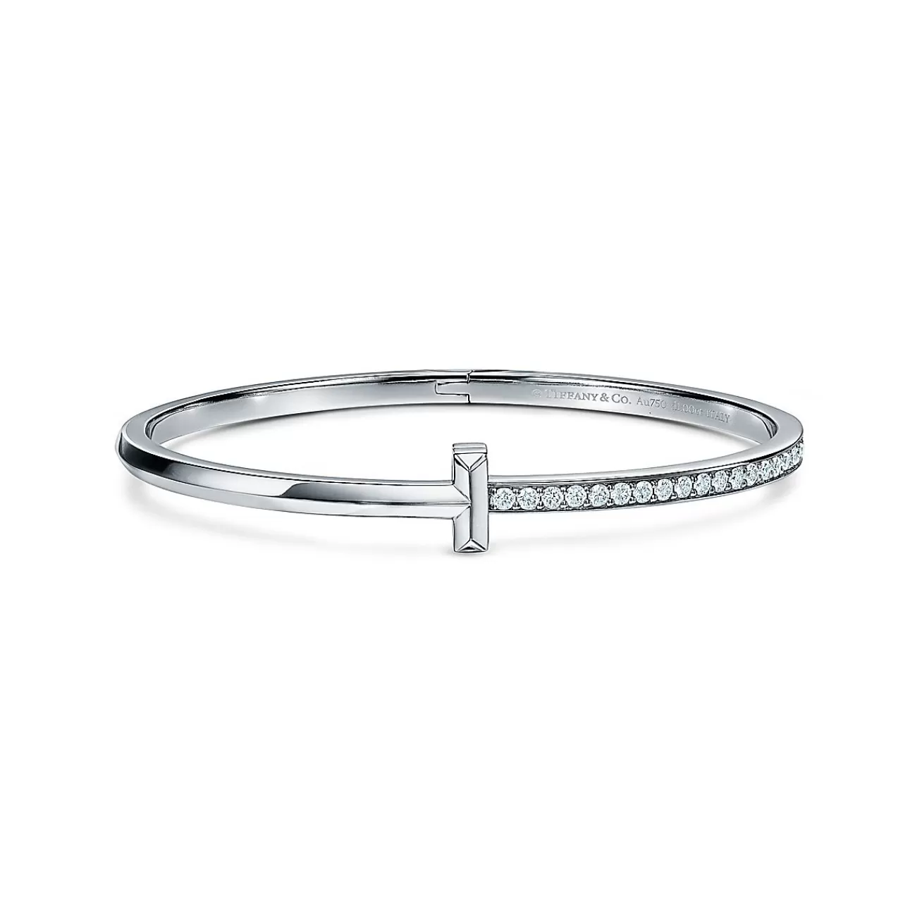 Tiffany & Co. Bracelets | Tiffany T T1 Narrow Diamond Hinged Bangle