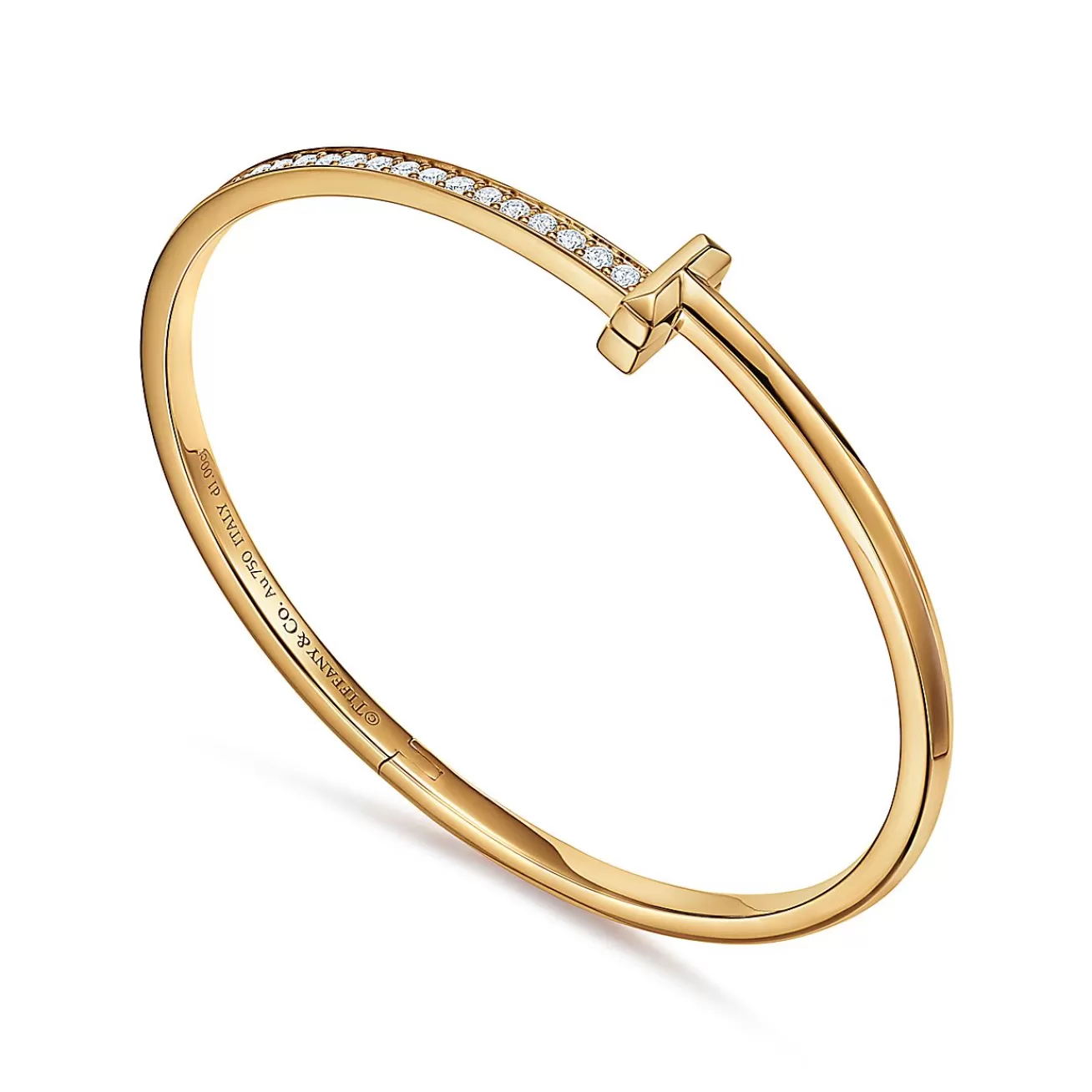 Tiffany & Co. Bracelets | Tiffany T T1 Narrow Diamond Hinged Bangle