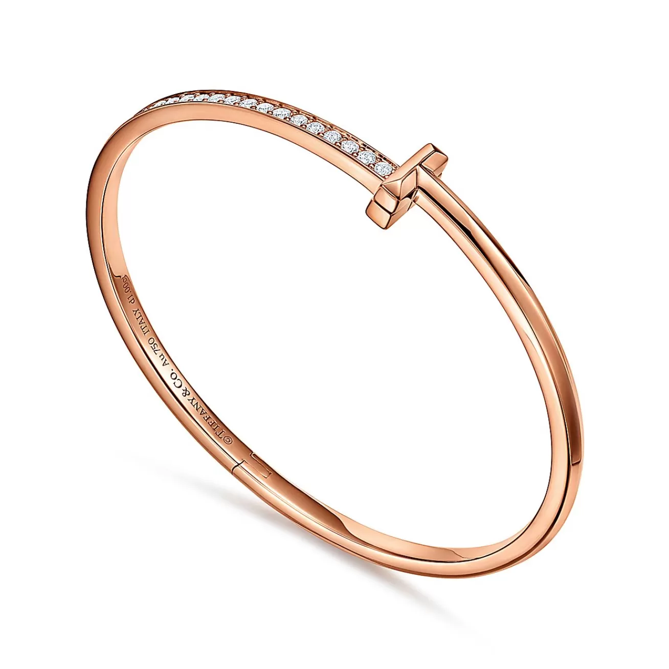 Tiffany & Co. Bracelets | Tiffany T T1 Narrow Diamond Hinged Bangle