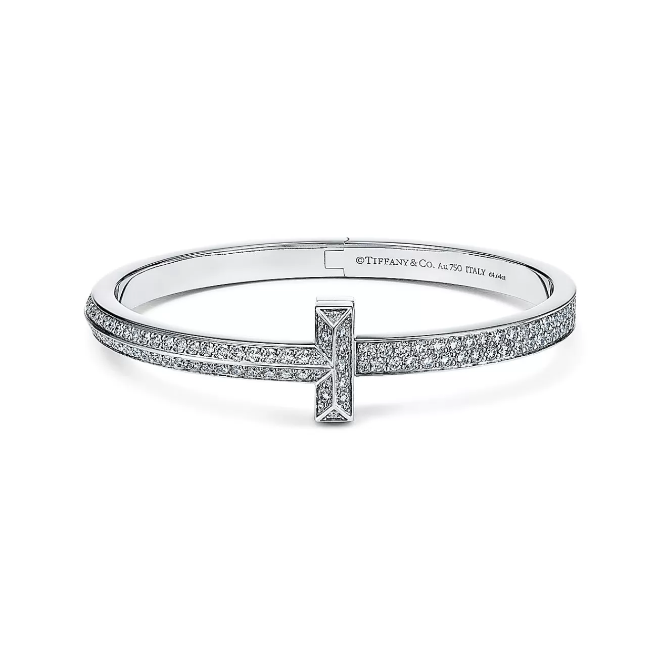 Tiffany & Co. Bracelets | Men'S Jewelry | Tiffany T T1 Wide Diamond Hinged Bangle