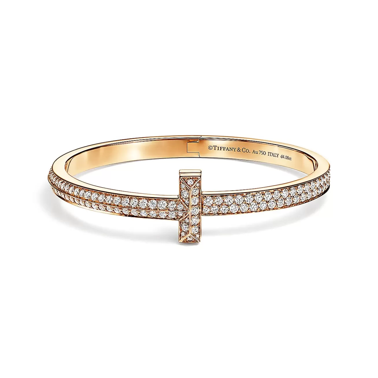 Tiffany & Co. Bracelets | Men'S Jewelry | Tiffany T T1 Wide Diamond Hinged Bangle