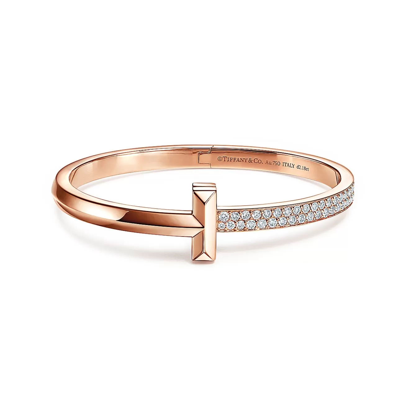 Tiffany & Co. Bracelets | Men'S Jewelry | Tiffany T T1 Wide Diamond Hinged Bangle