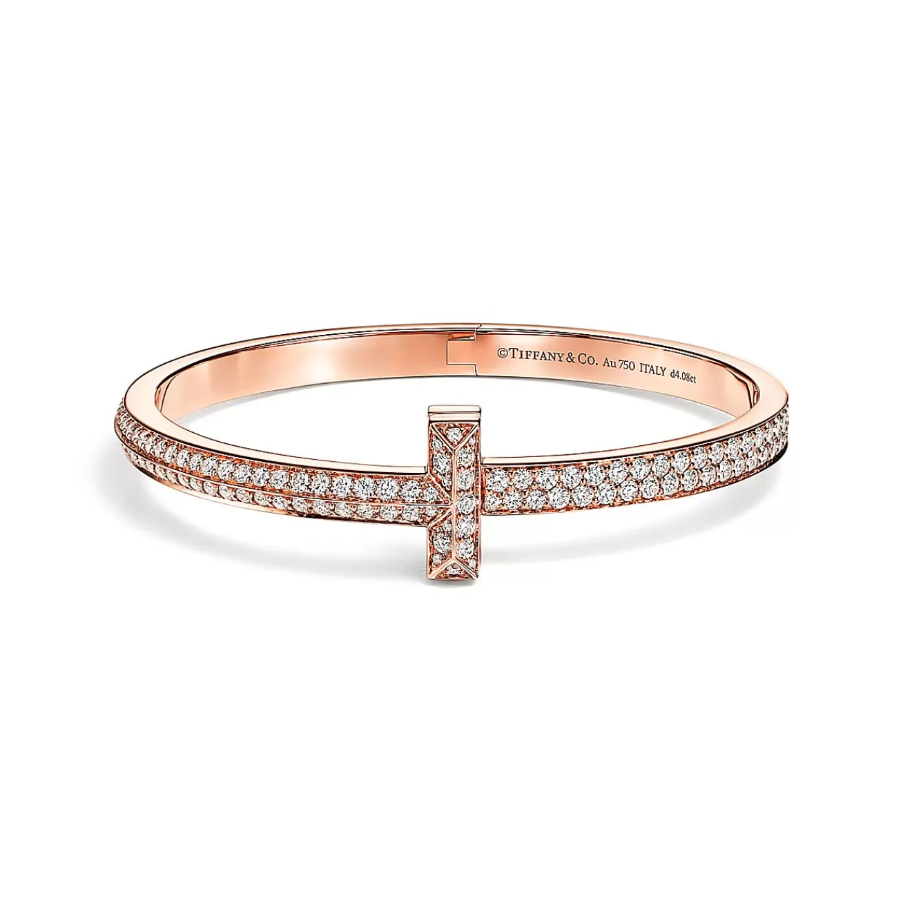 Tiffany & Co. Bracelets | Men'S Jewelry | Tiffany T T1 Wide Diamond Hinged Bangle