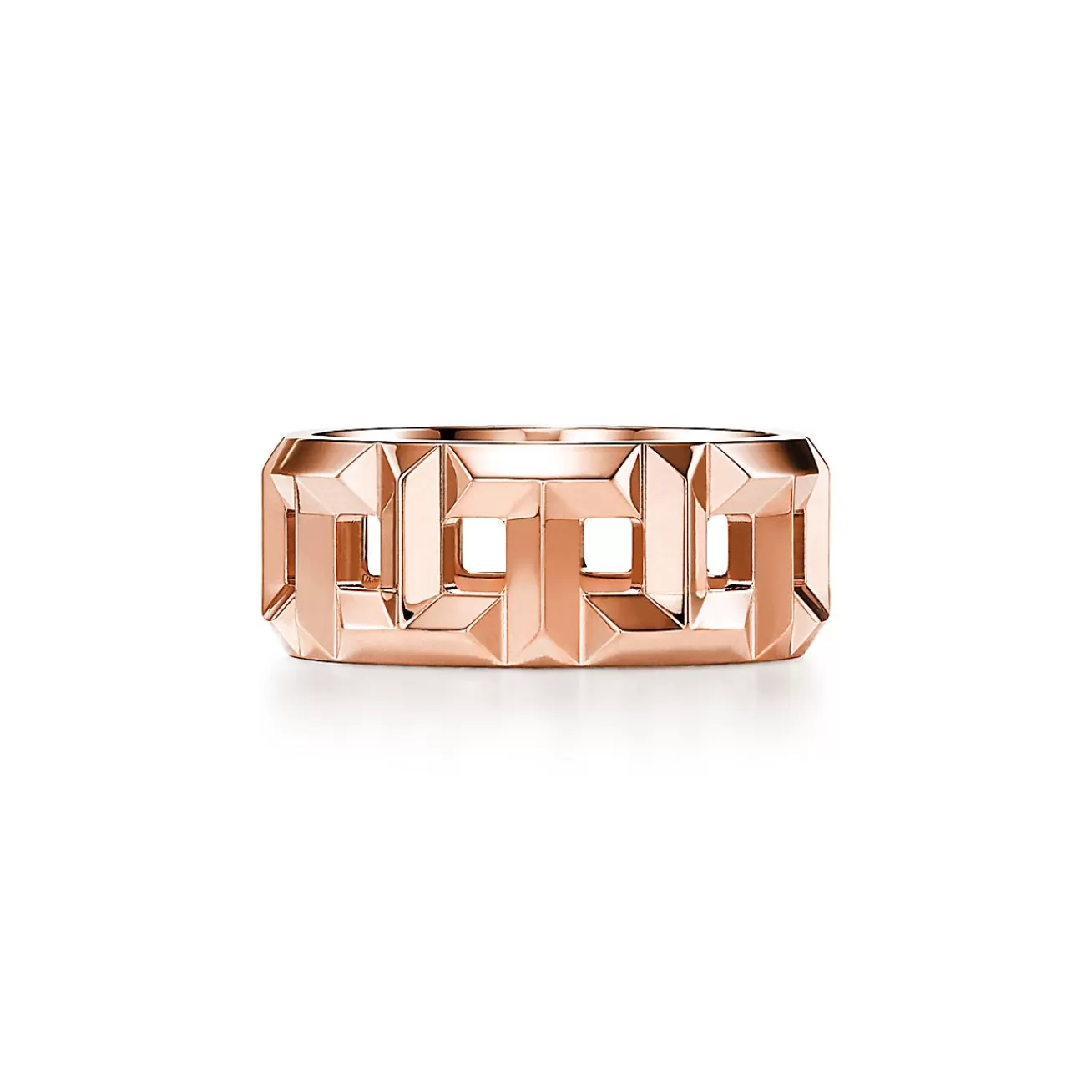 Tiffany & Co. Rings | Men'S Jewelry | Tiffany T True 8 mm Ring in 18k Rose Gold