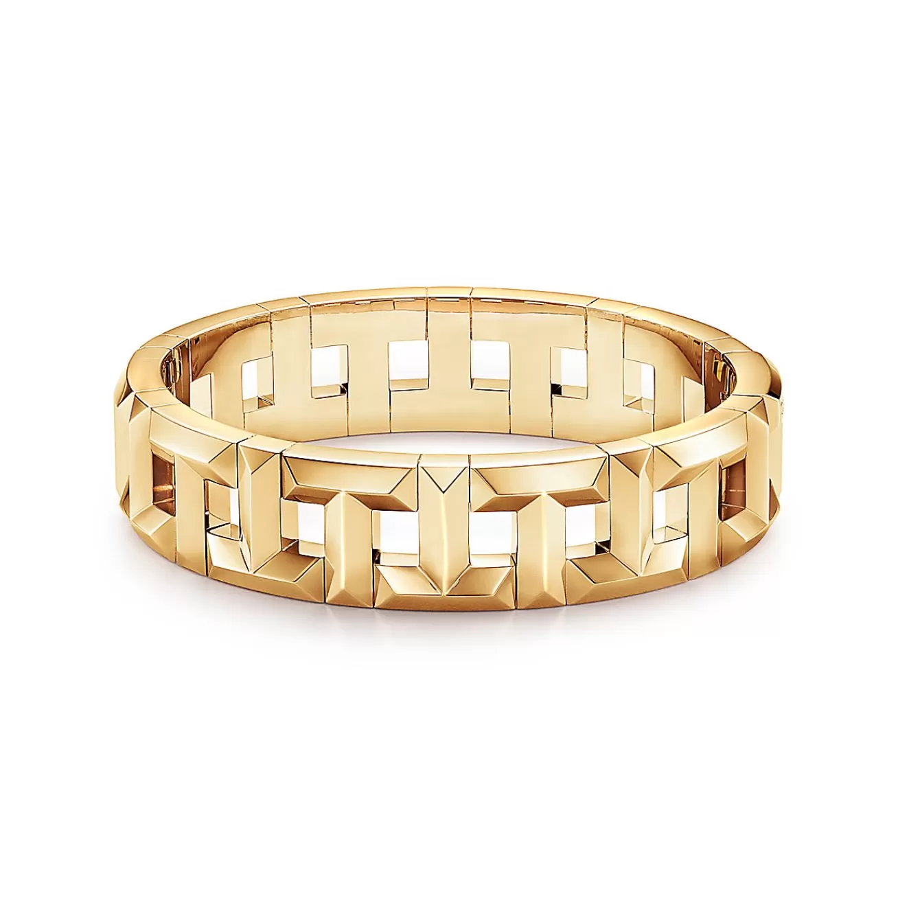 Tiffany & Co. Bracelets | Tiffany T True Hinged Bracelet in 18k Gold