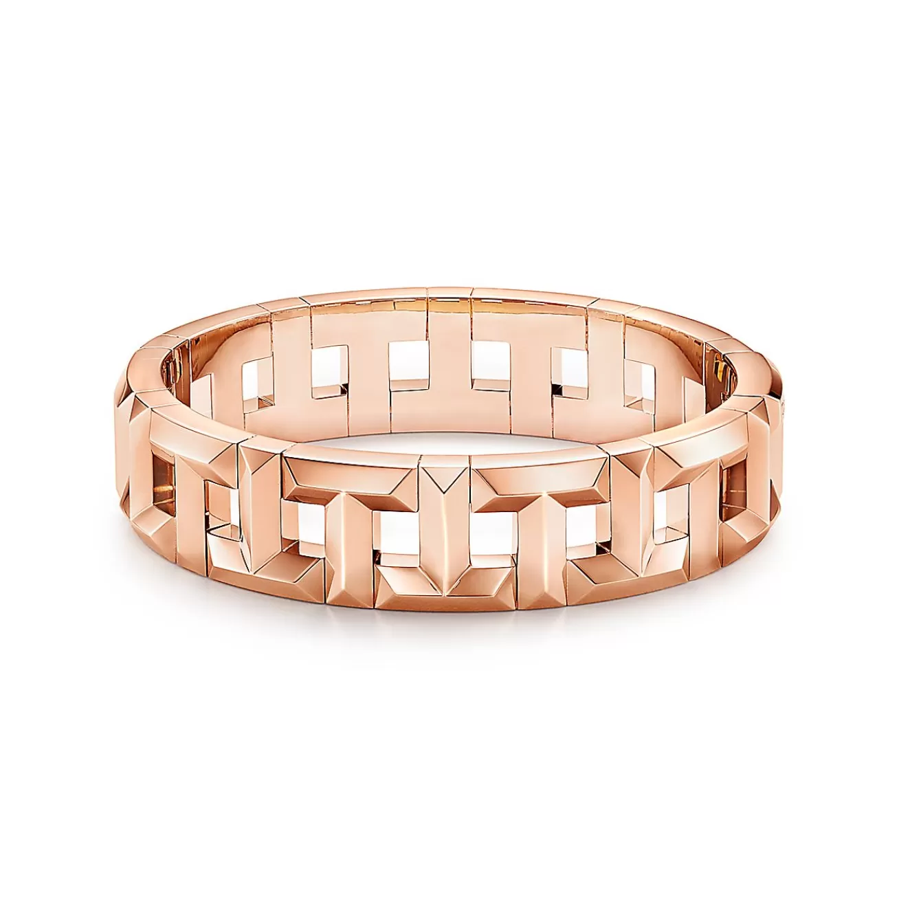 Tiffany & Co. Bracelets | Tiffany T True Hinged Bracelet in 18k Rose Gold