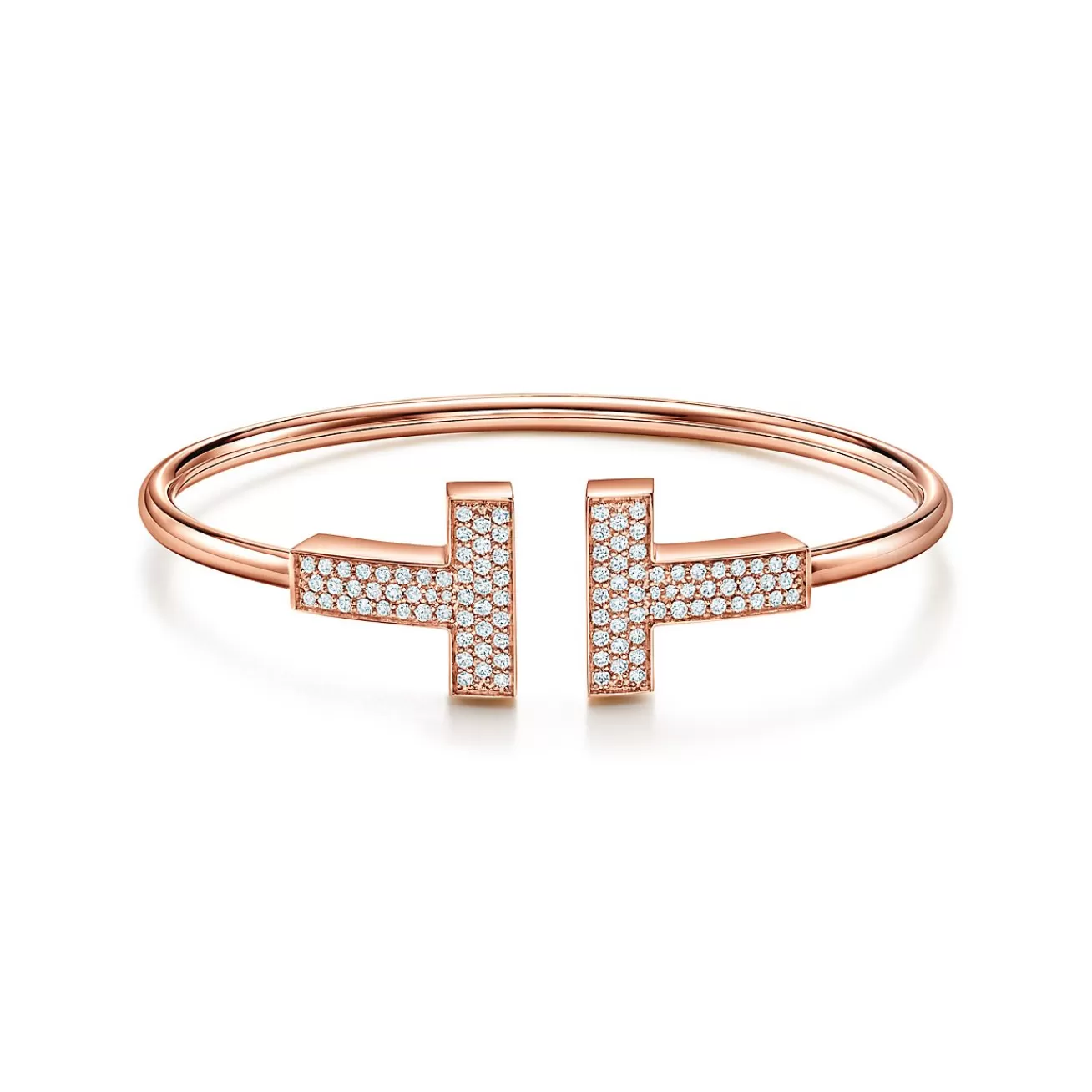 Tiffany & Co. Bracelets | Tiffany T Wide Diamond Wire Bracelet