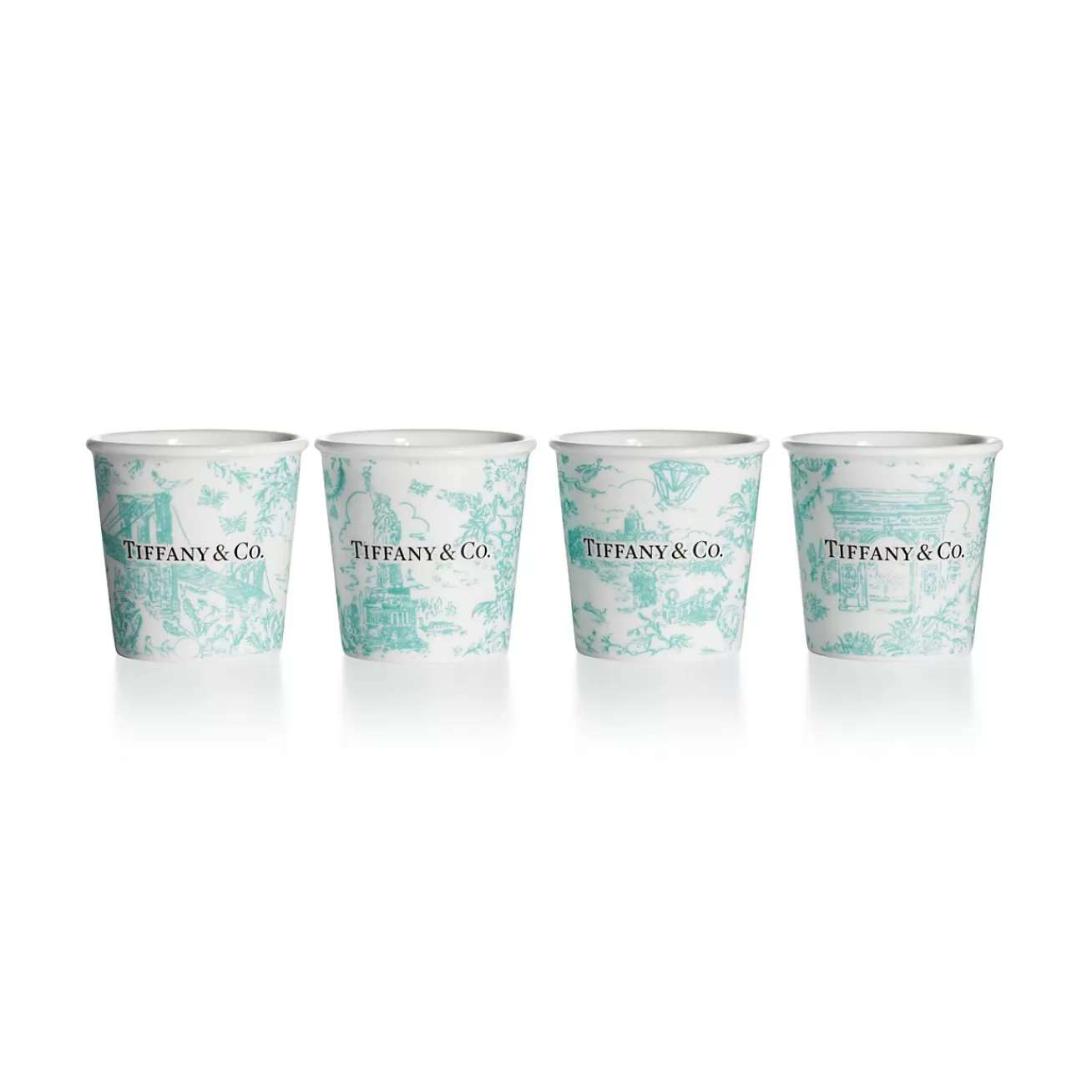 Tiffany & Co. Coffee & Tea | Tiffany Toile Espresso Cups