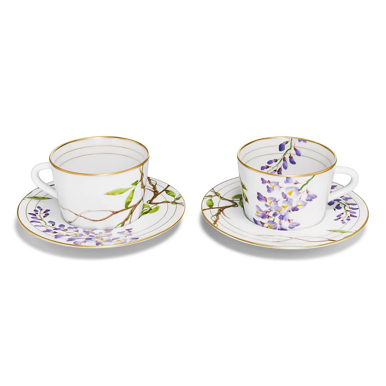 Tiffany & Co. Tableware | Coffee & Tea | Tiffany Wisteria Teacup and Saucer